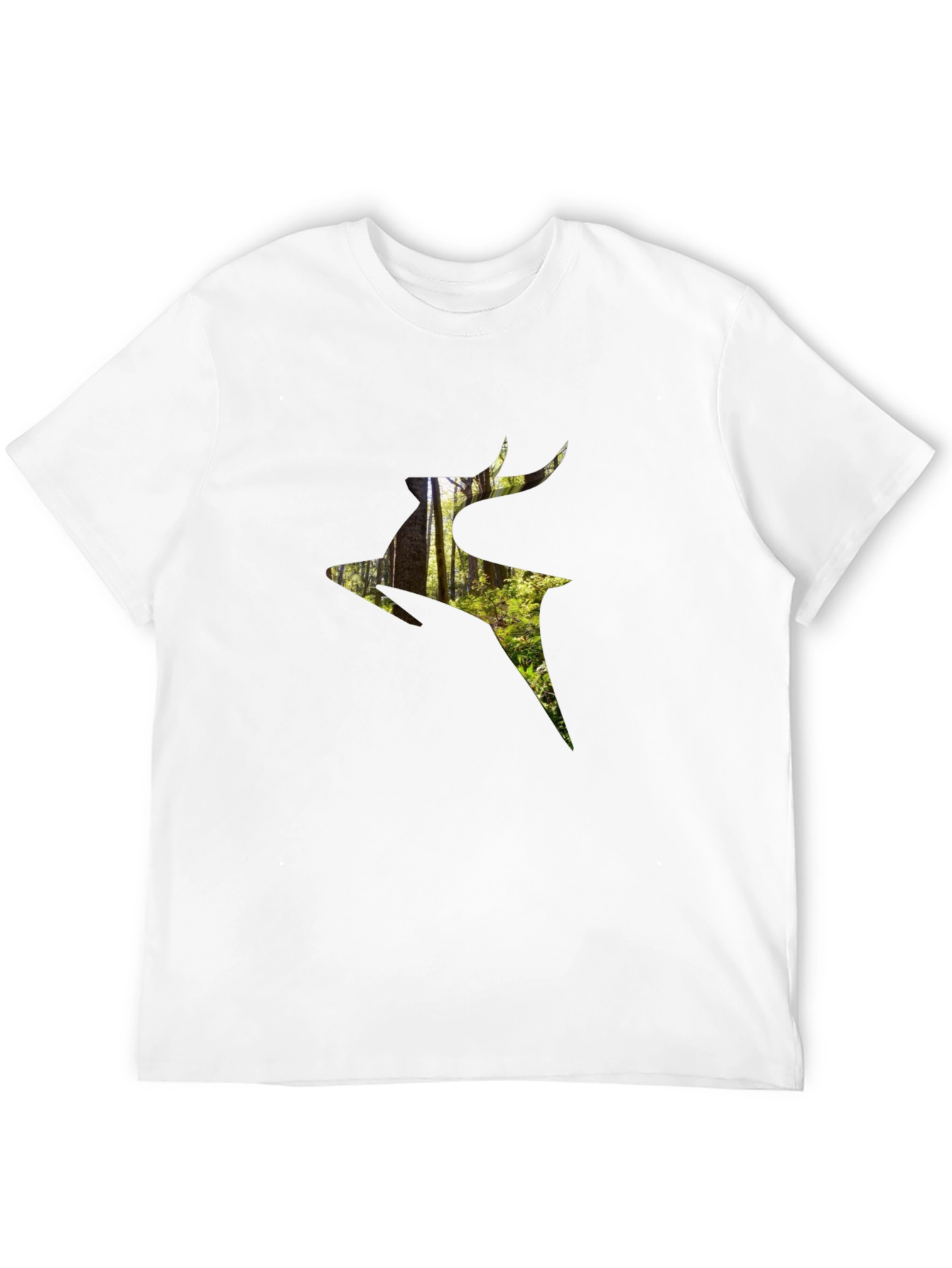 Nature Deer Graphic T-Shirt - Modern Style