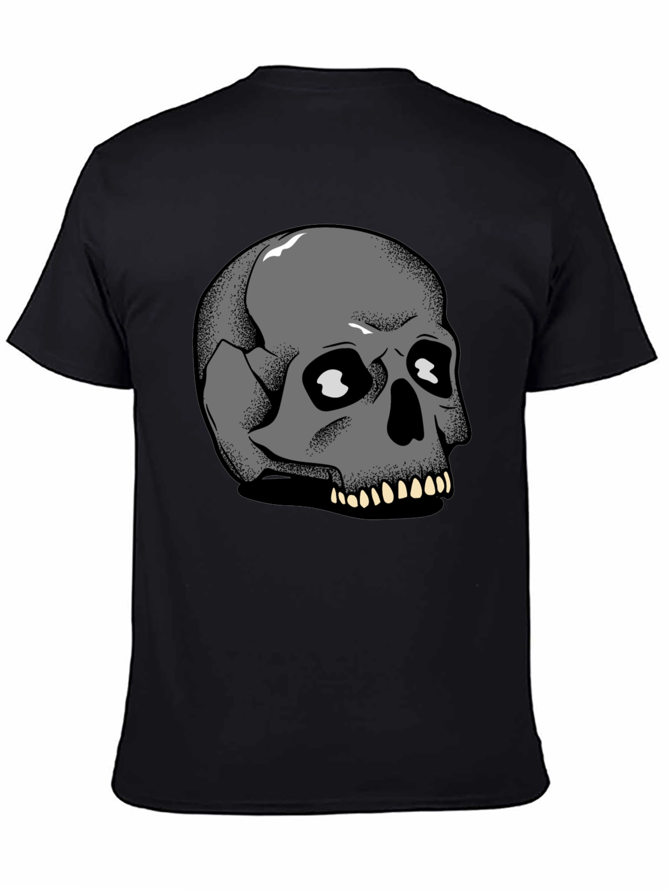 Skull Graphic Tee - Mens Black T-Shirt