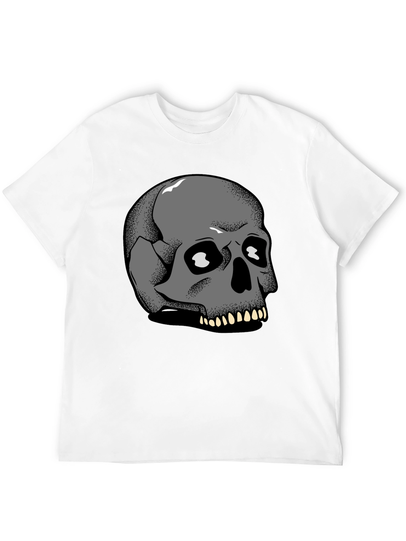 Skull Graphic Tee - Mens Black T-Shirt