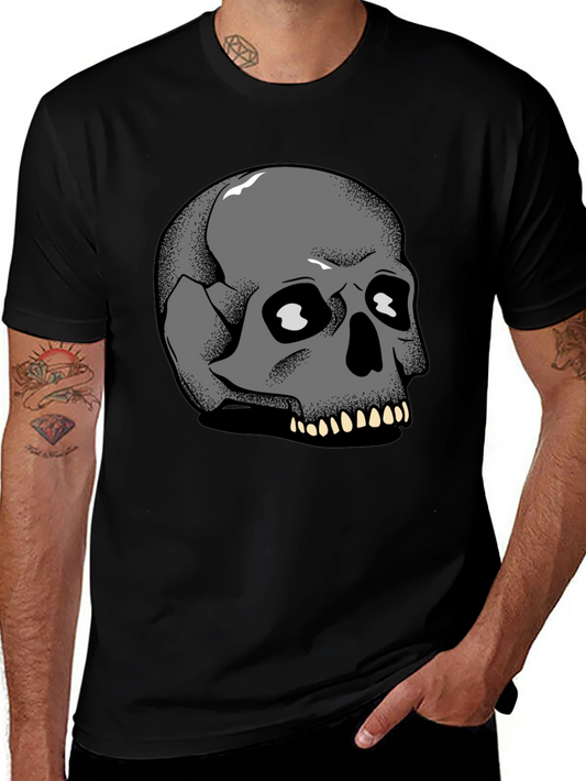 Skull Graphic Tee - Mens Black T-Shirt
