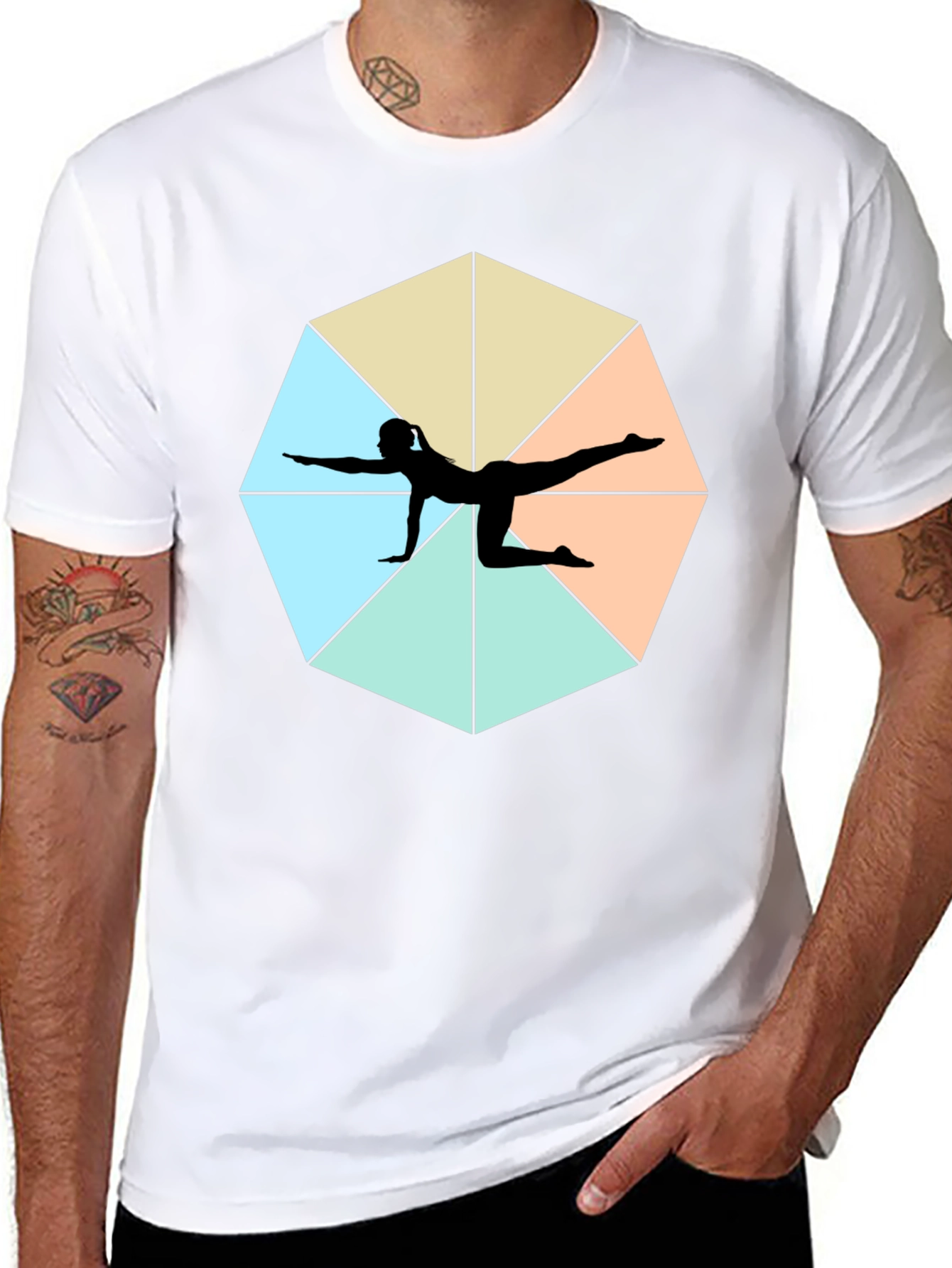 Yoga Pose Graphic Tee