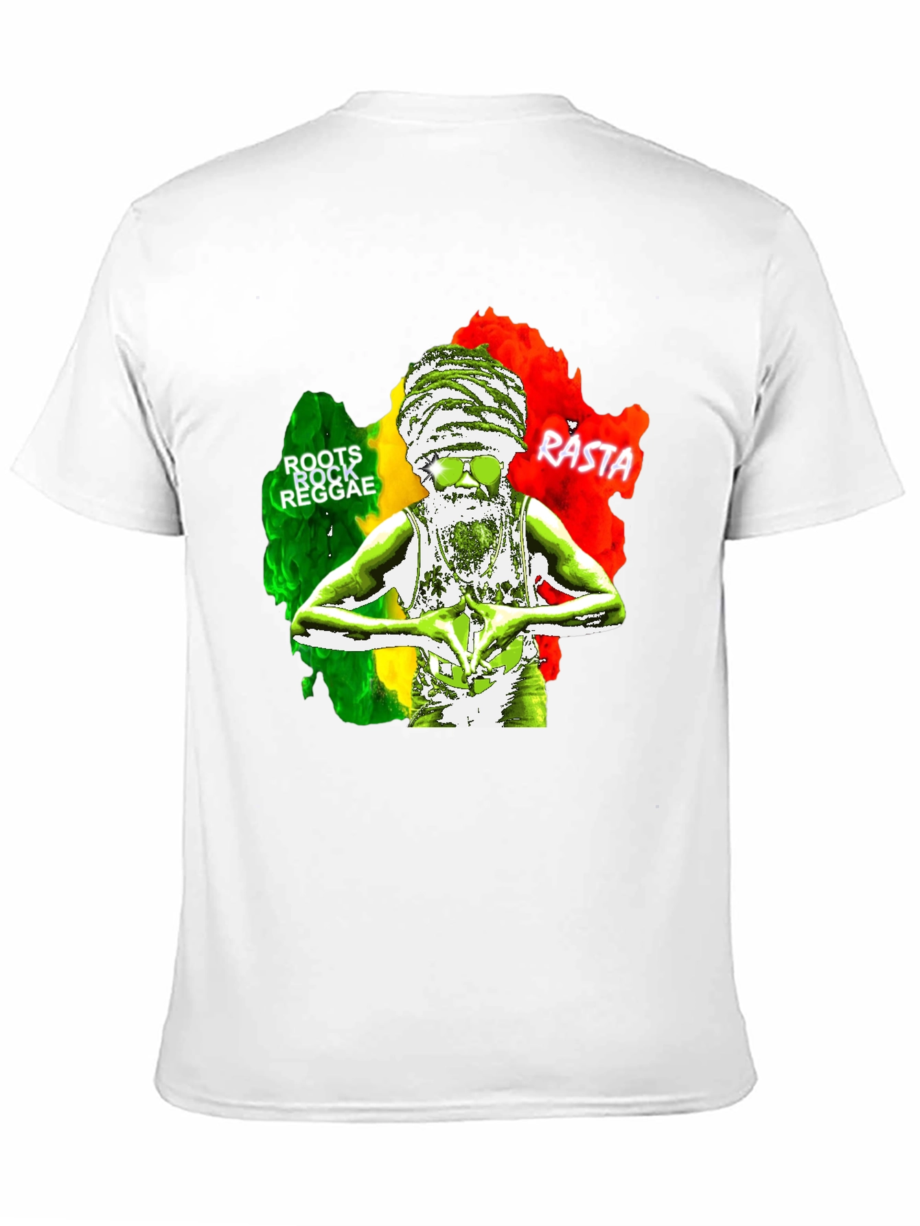 Roots Rock Reggae Rasta Graphic T-Shirt