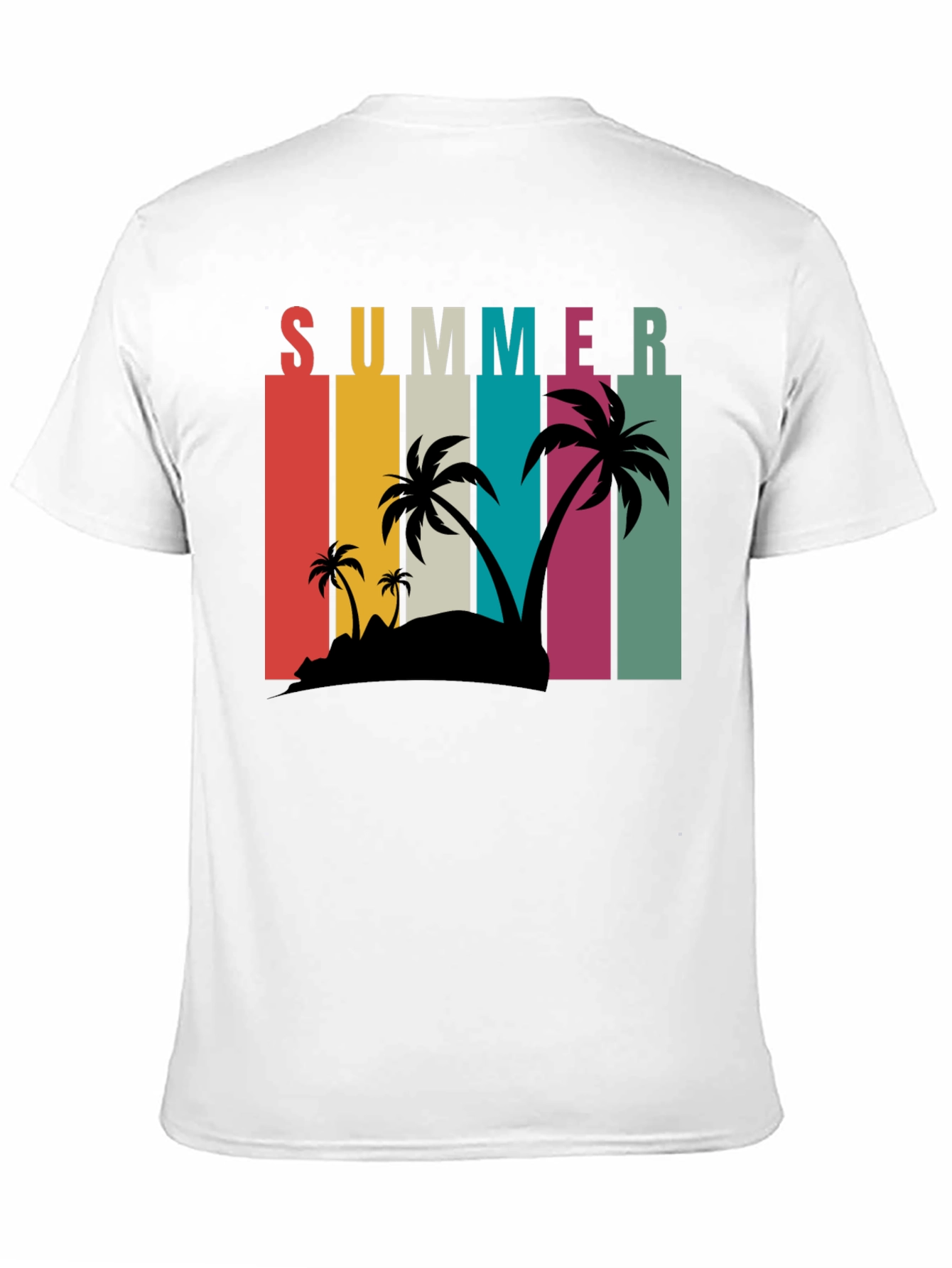 Retro Summer Palm Tee