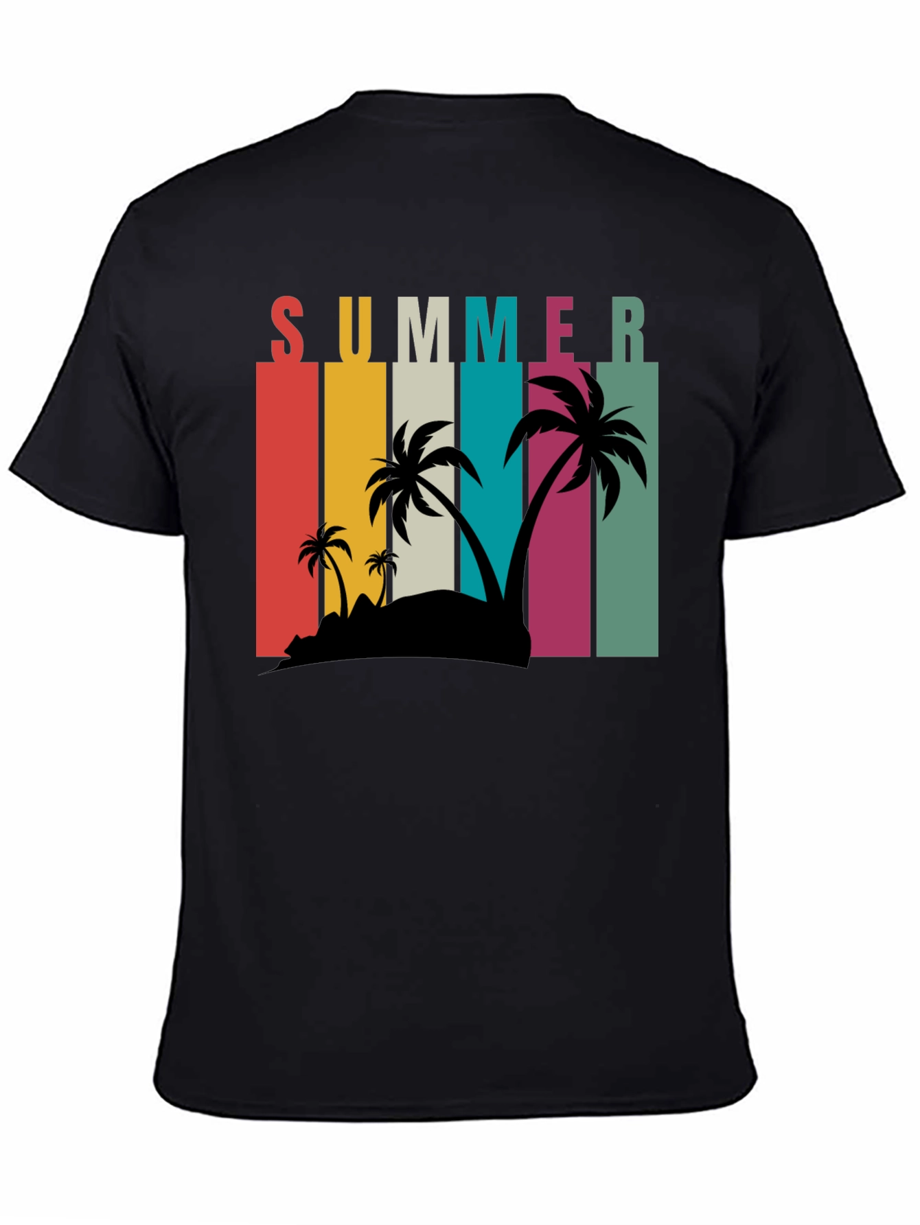 Retro Summer Palm Tee