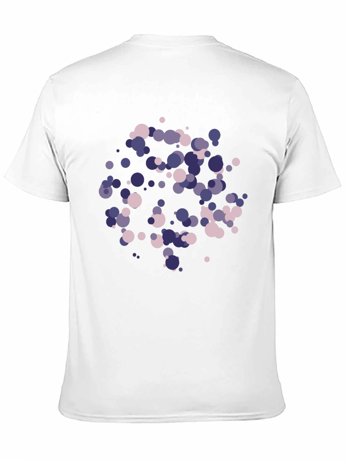 Abstract Dot Pattern Black T-Shirt