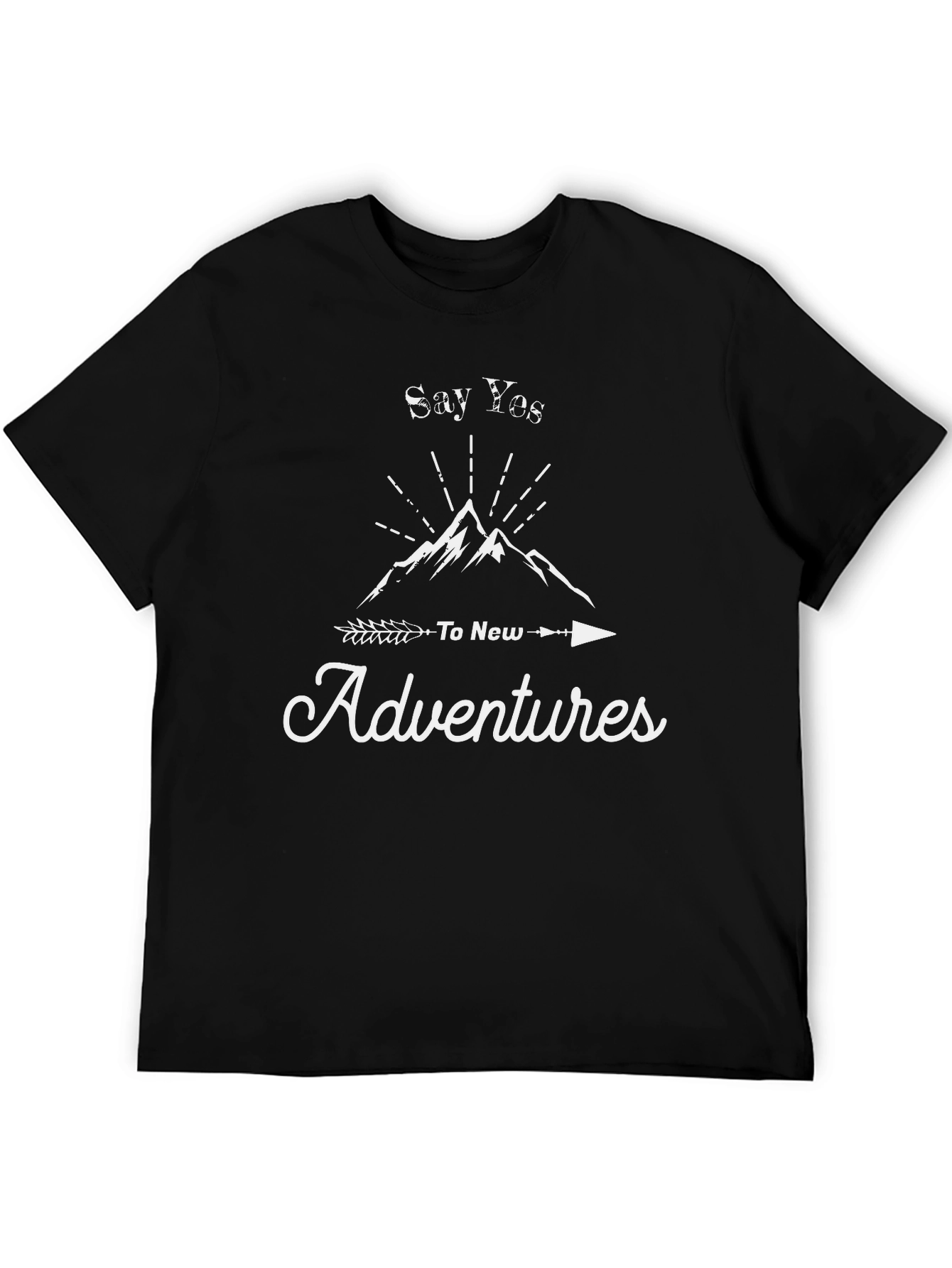 Say Yes To New Adventures Graphic T-Shirt