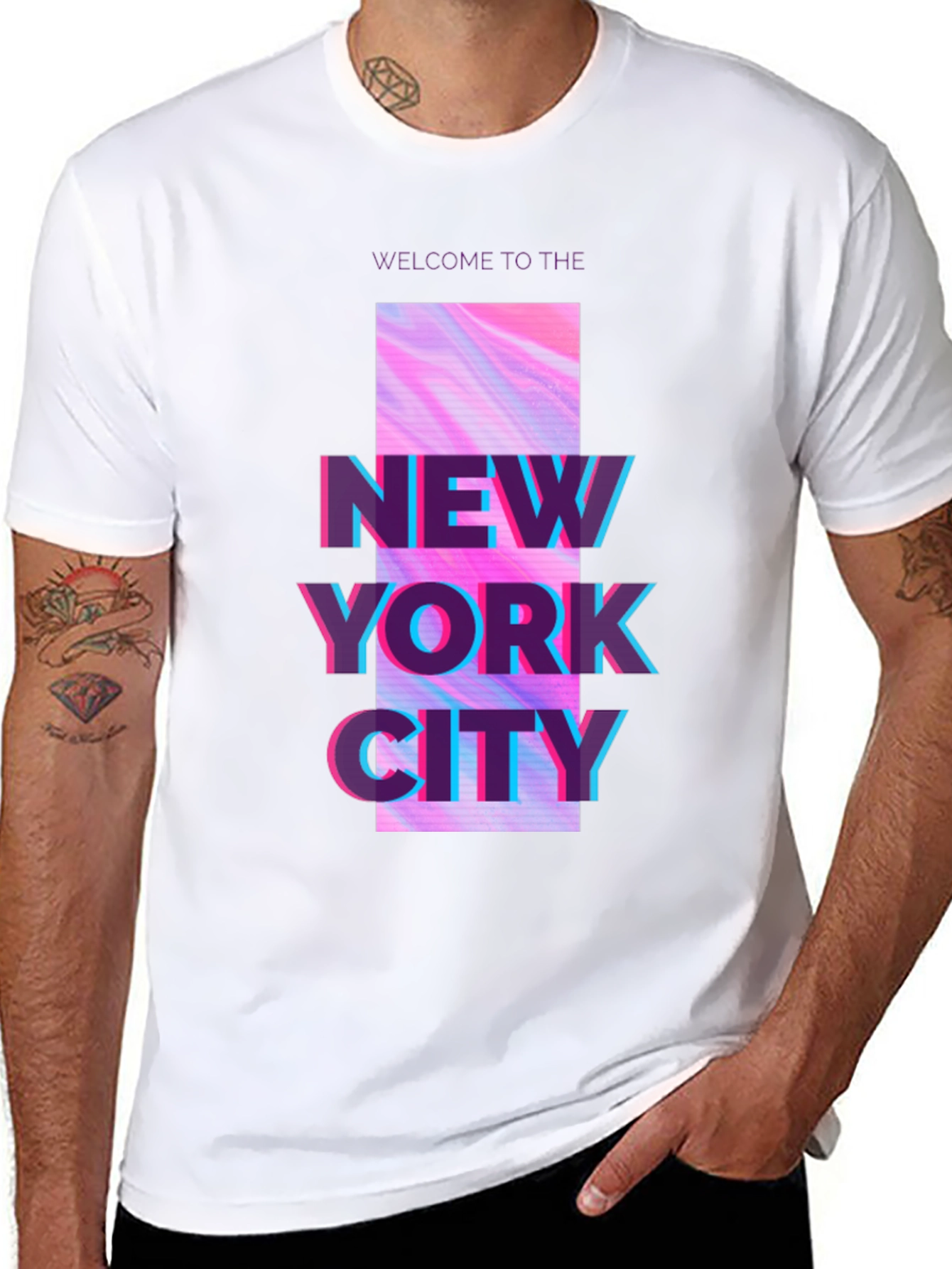 New York City Graphic Tee - Retro Aesthetic
