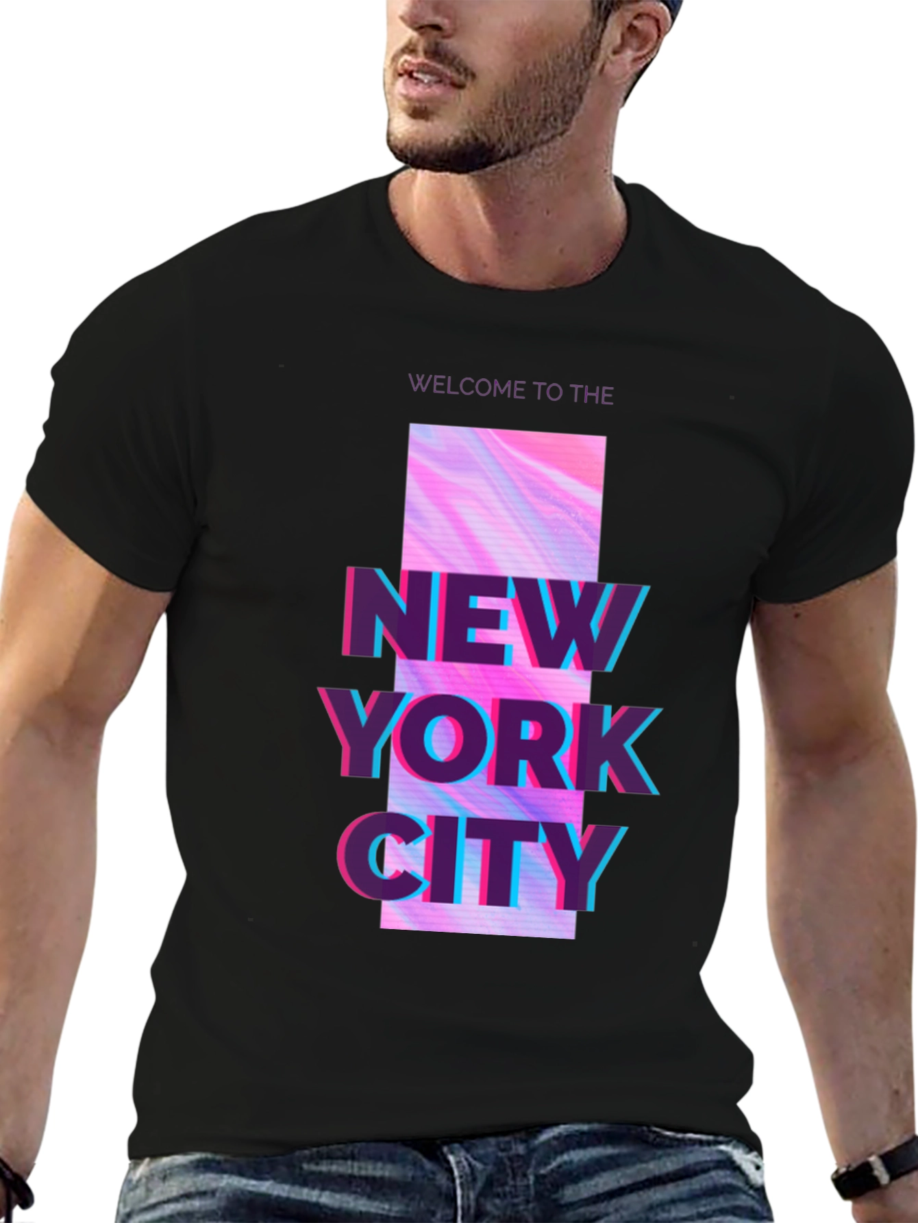 New York City Graphic Tee - Retro Aesthetic