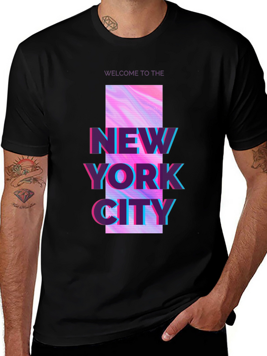 New York City Graphic Tee - Retro Aesthetic