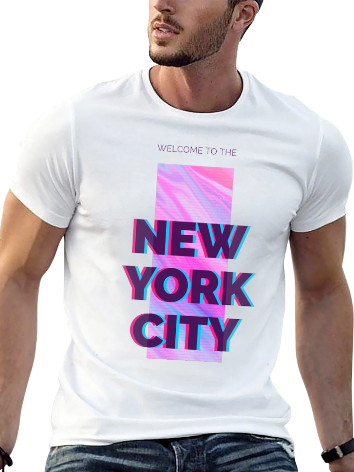 New York City Graphic Tee - Retro Aesthetic