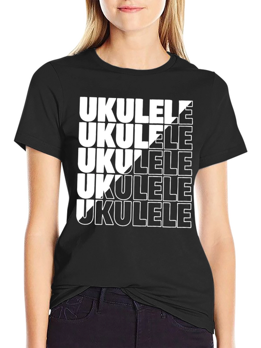 Ukulele Graphic Tee - Cool Music Lover T-Shirt