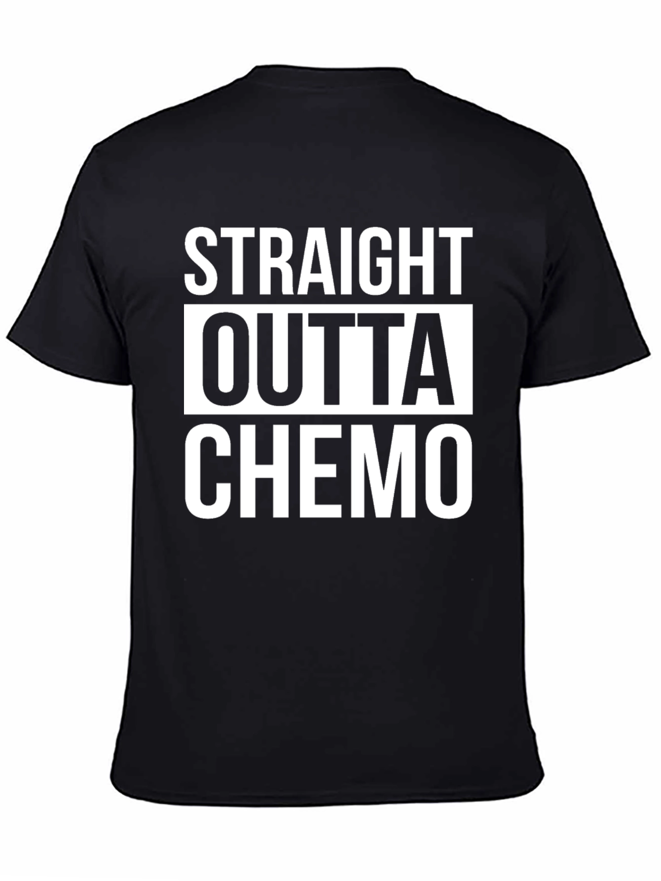 Straight Outta Chemo Graphic Tee - Black