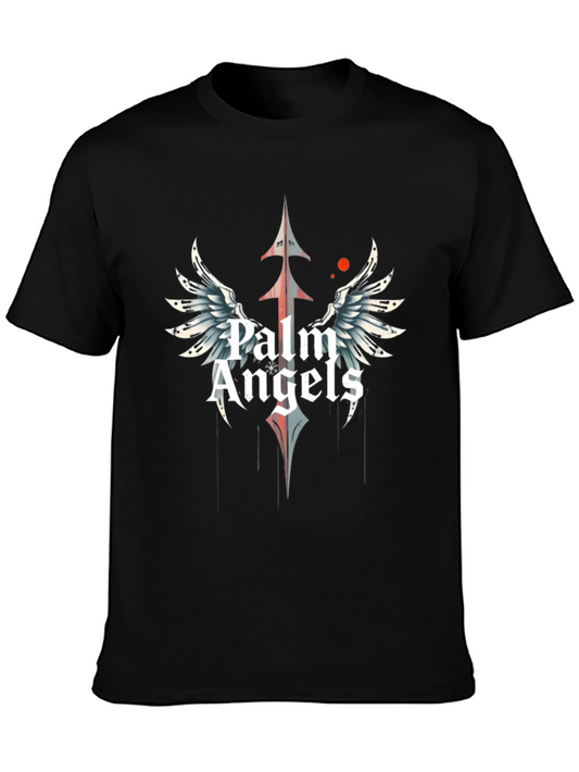 Palm Angels Black Graphic Tee