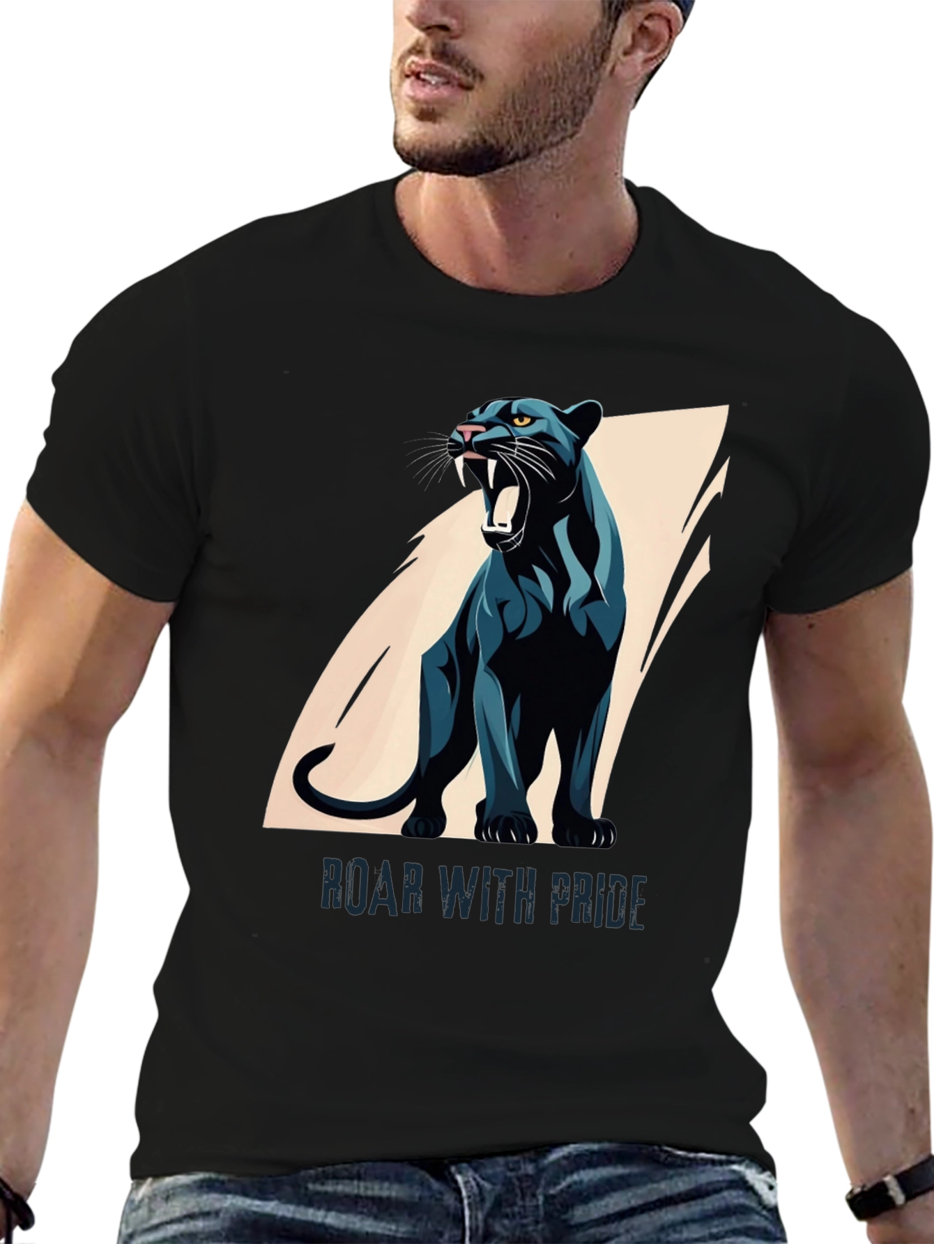 Roar With Pride Black Panther Graphic Tee