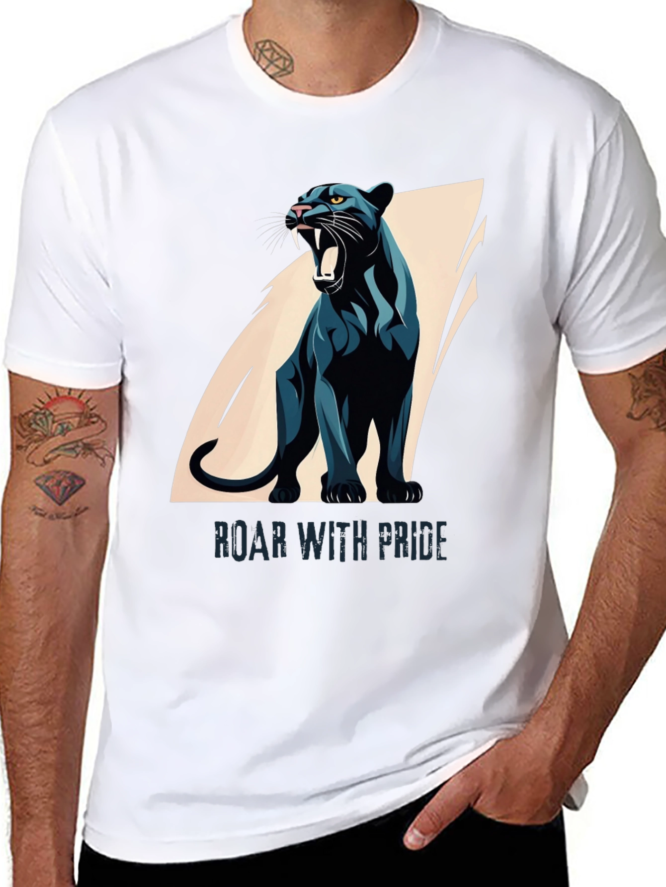 Roar With Pride Black Panther Graphic Tee