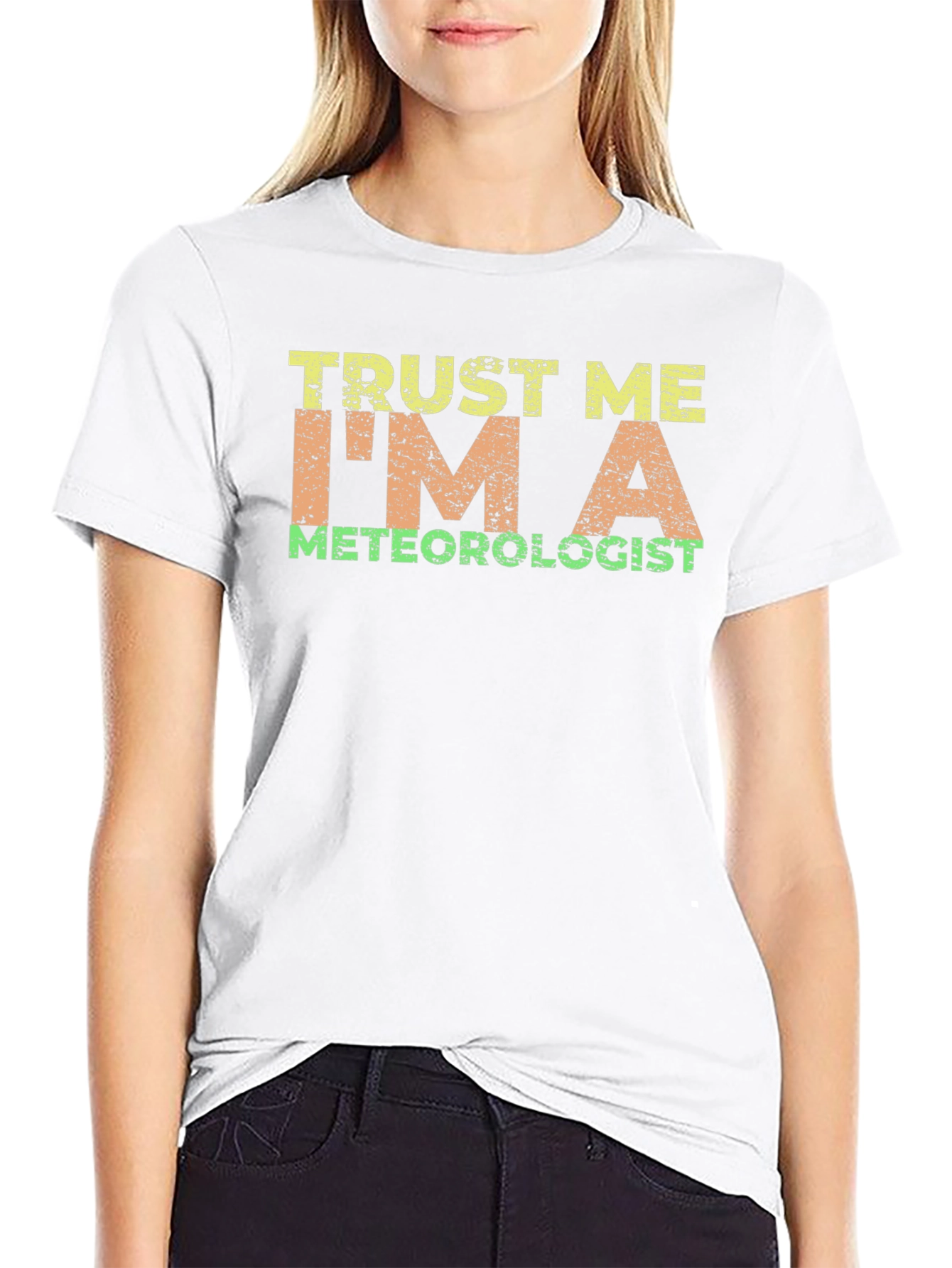 Trust Me Im A Meteorologist Black T-Shirt