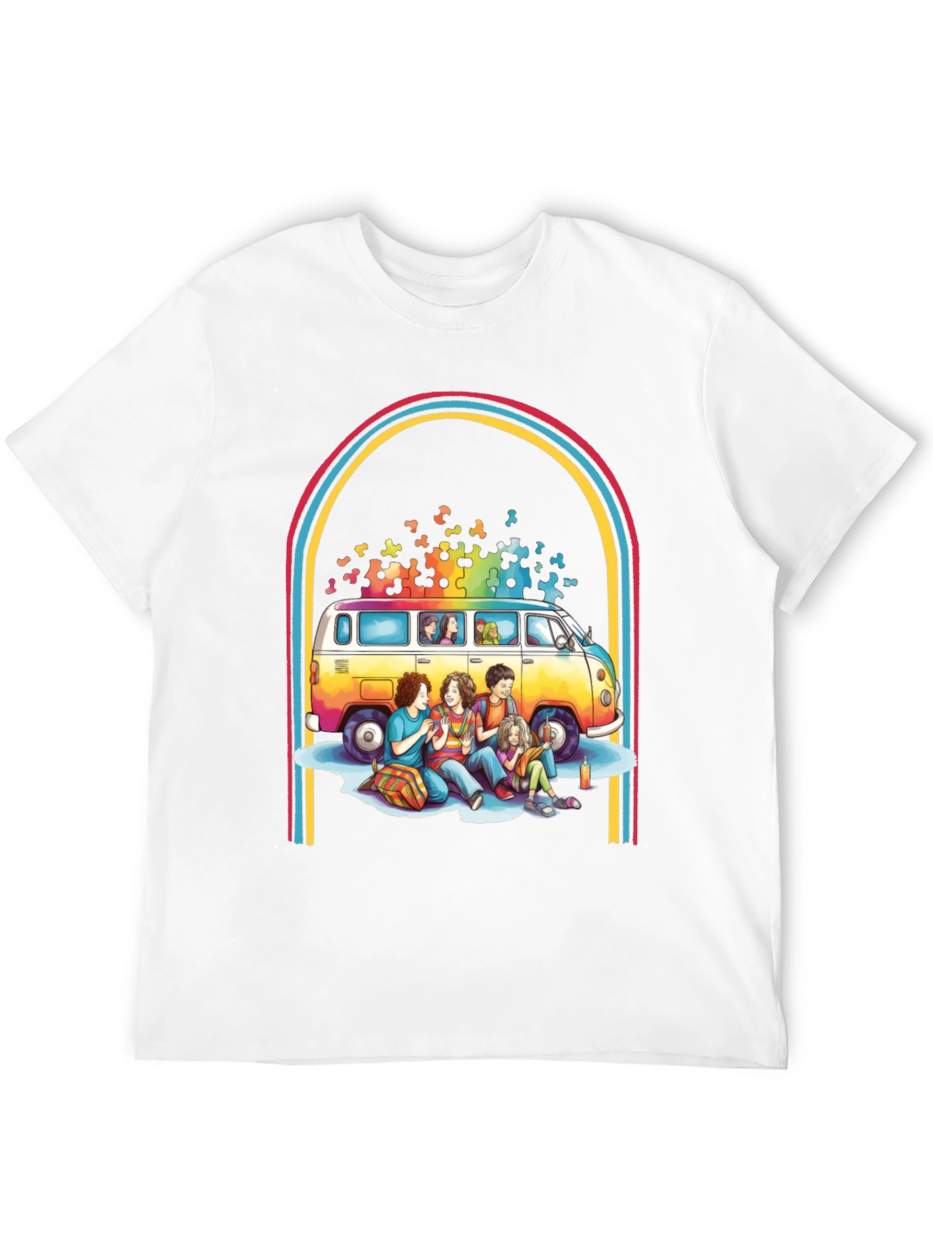 Retro Van & Friends Graphic Tee