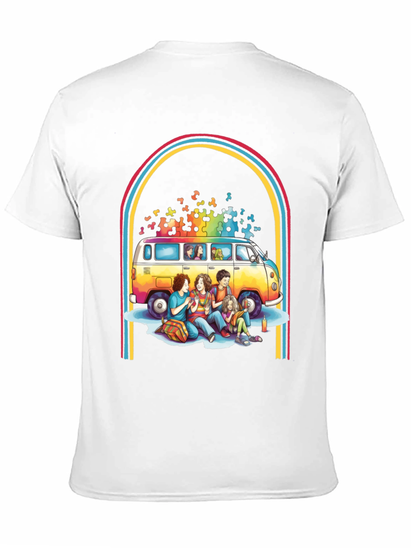 Retro Van & Friends Graphic Tee