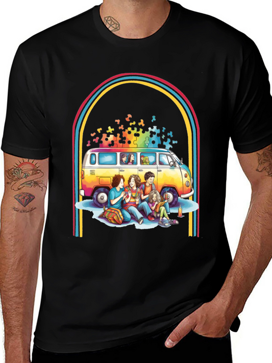 Retro Van & Friends Graphic Tee