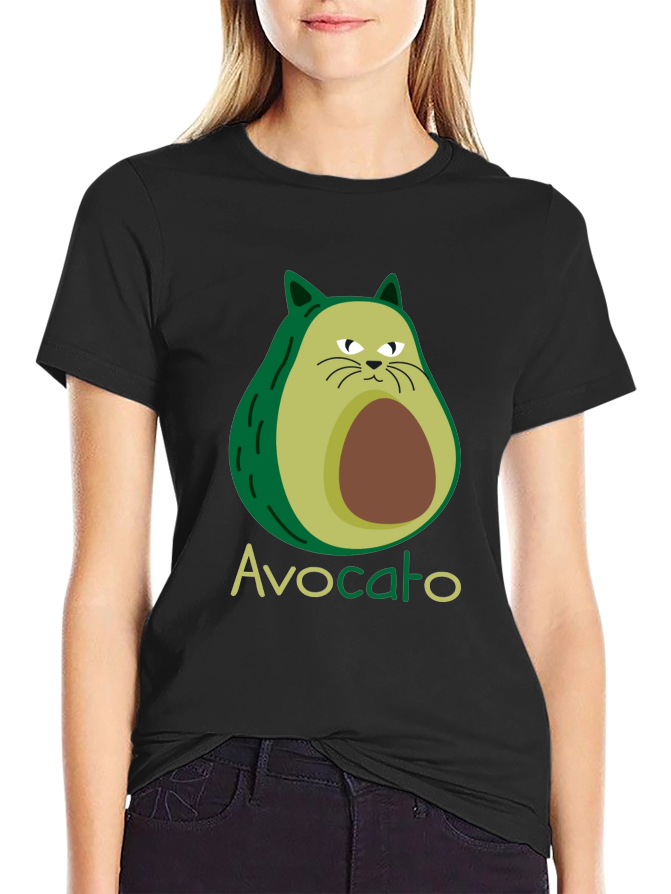Avocato Funny Cat Avocado Pun T-Shirt