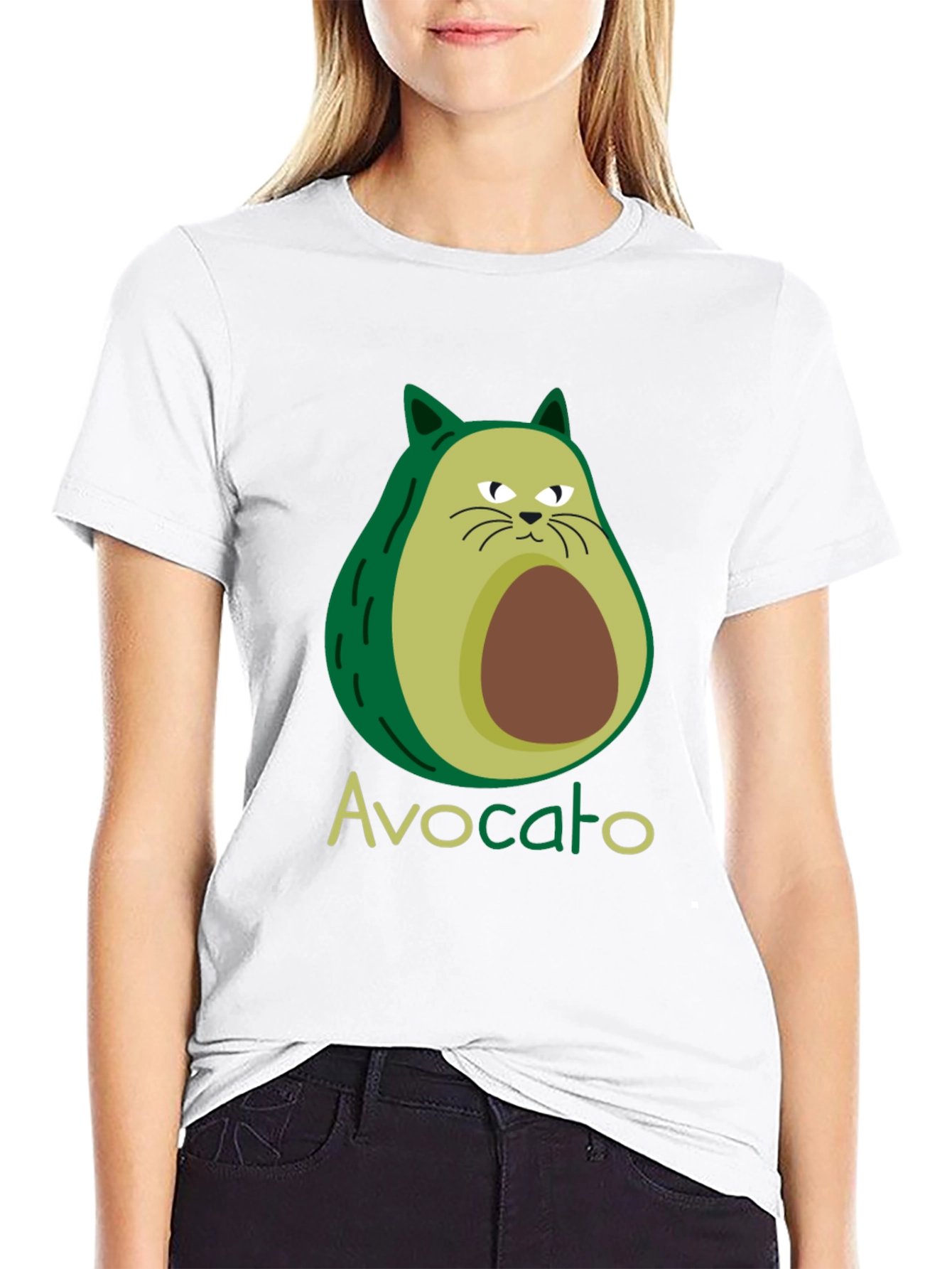 Avocato Funny Cat Avocado Pun T-Shirt