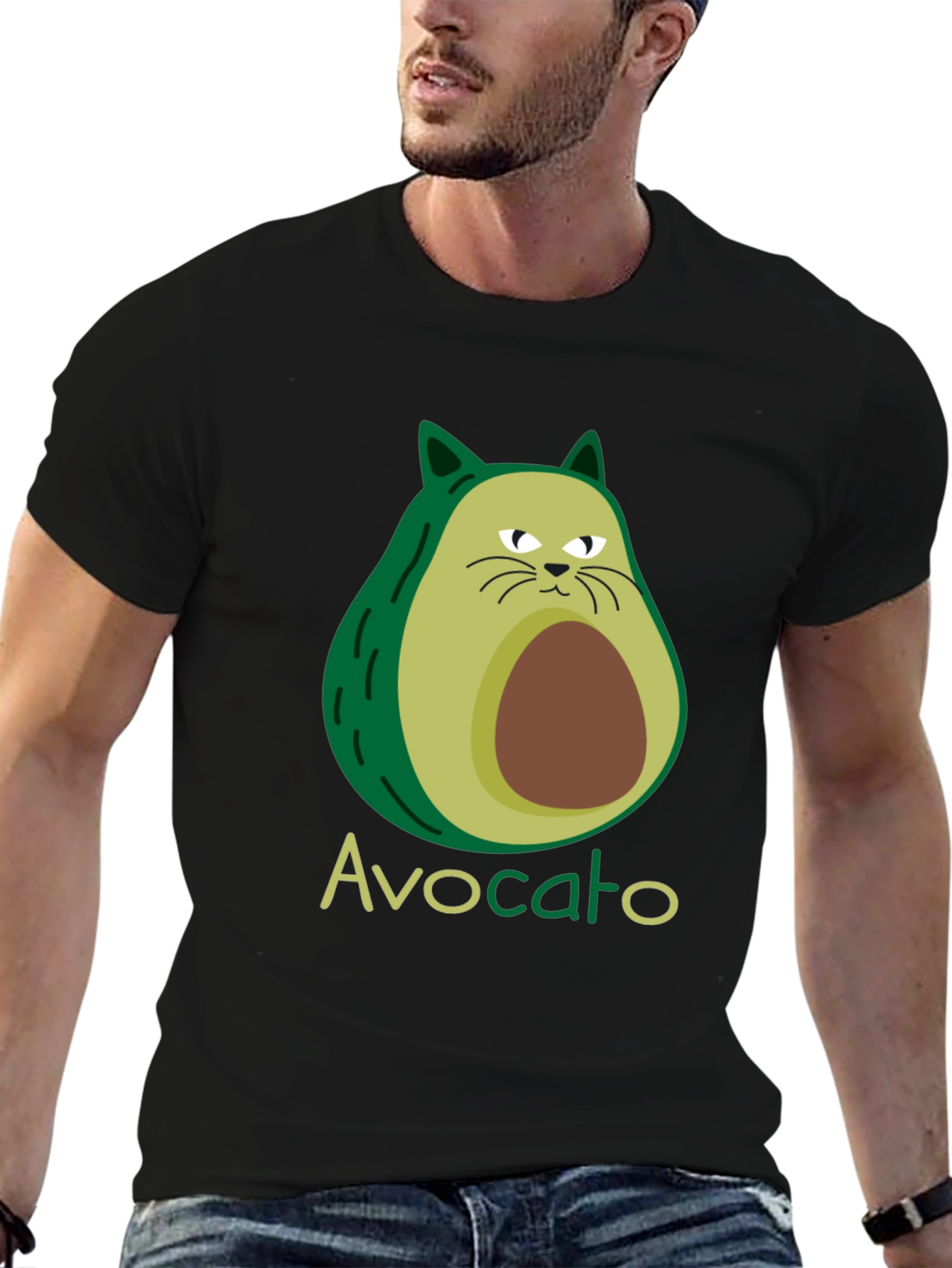 Avocato Funny Cat Avocado Pun T-Shirt