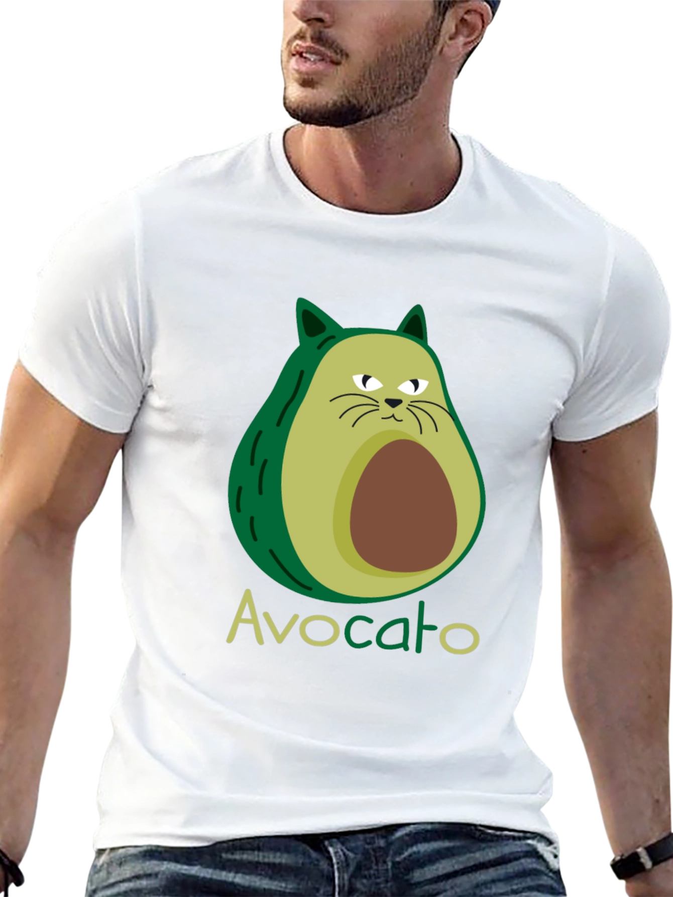 Avocato Funny Cat Avocado Pun T-Shirt