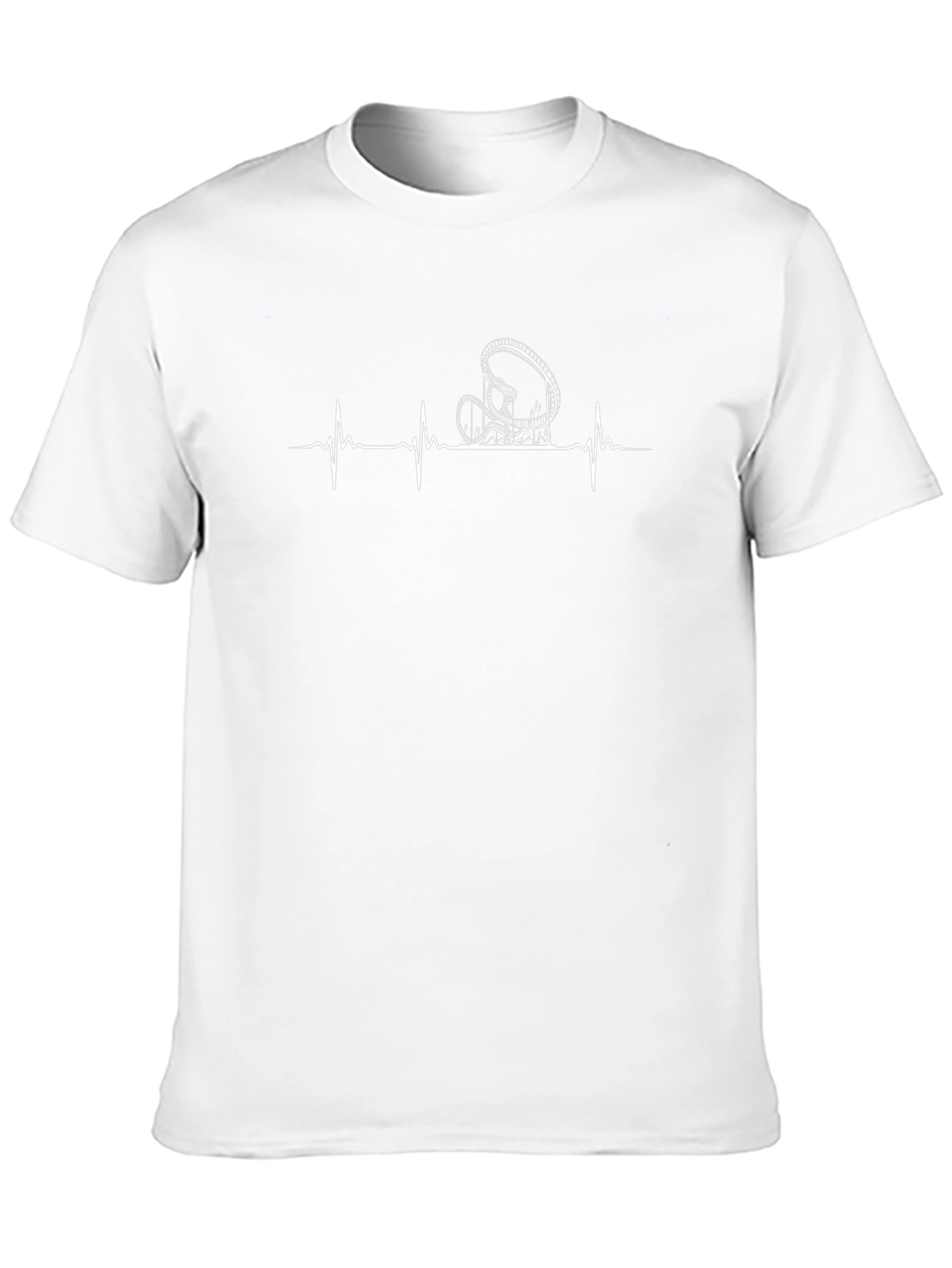 Roller Coaster Heartbeat Graphic Tee