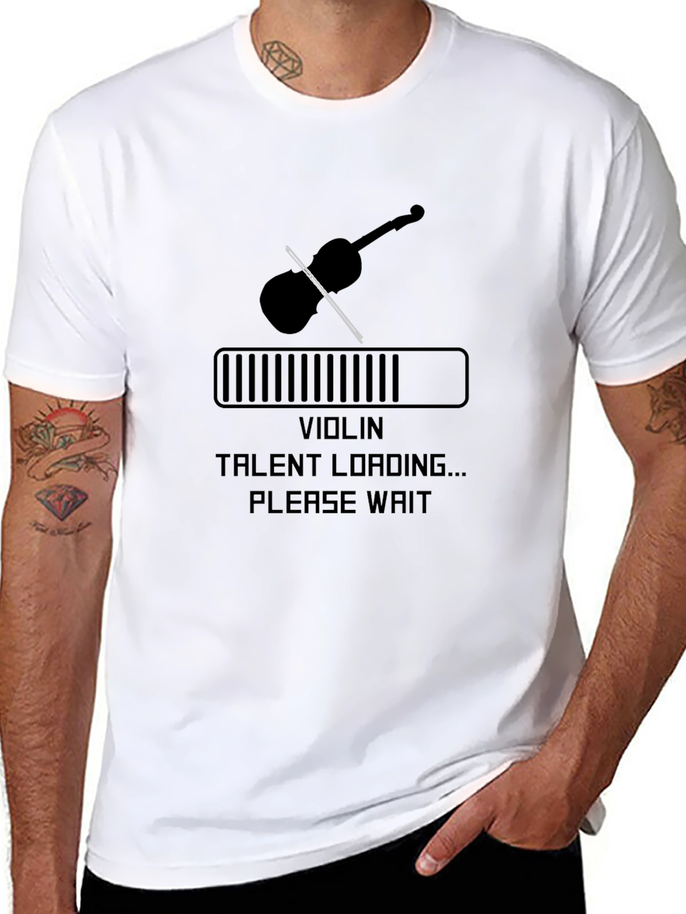 Violin Talent Loading T-Shirt - Musician Tee