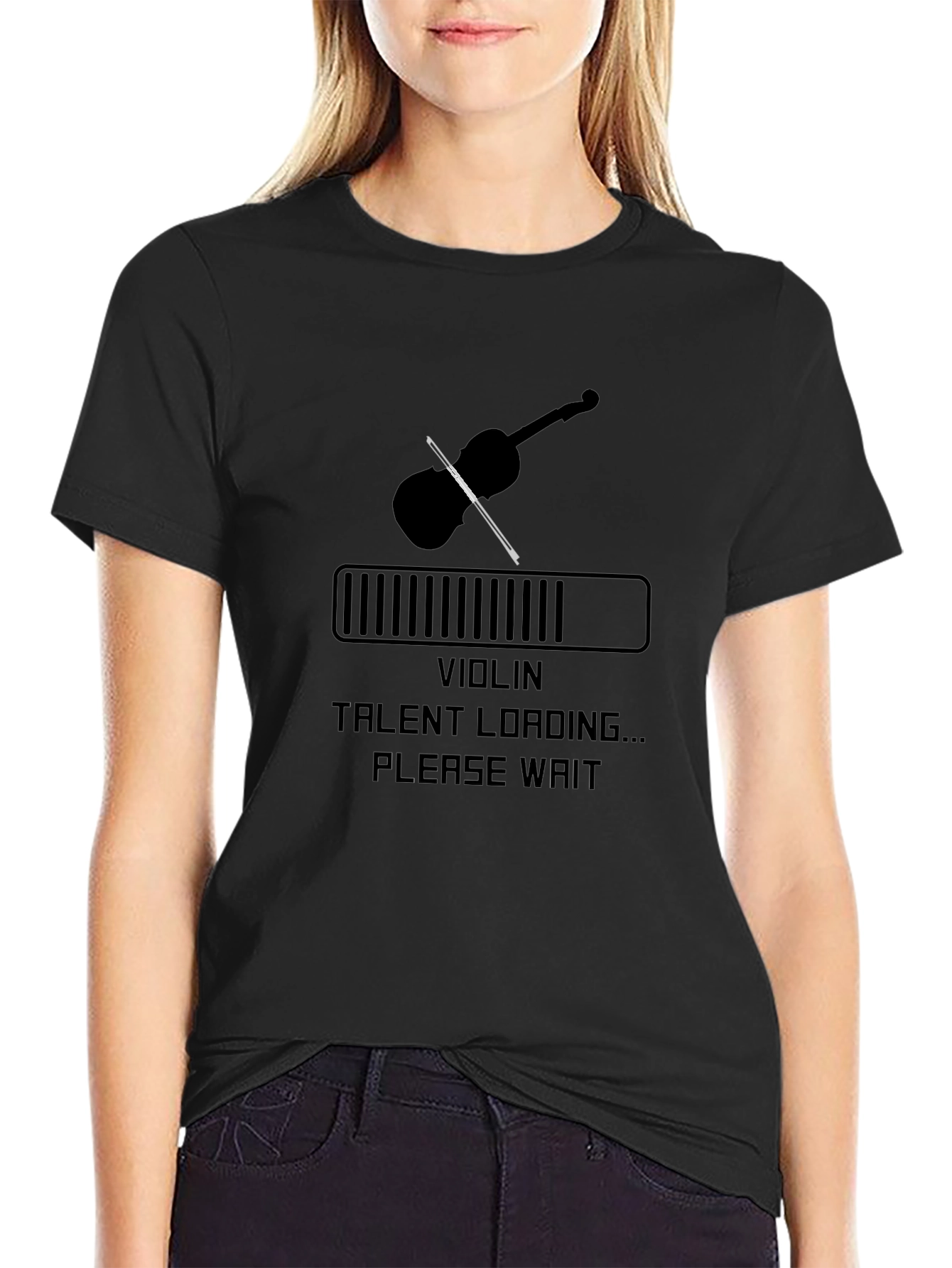 Violin Talent Loading T-Shirt - Musician Tee