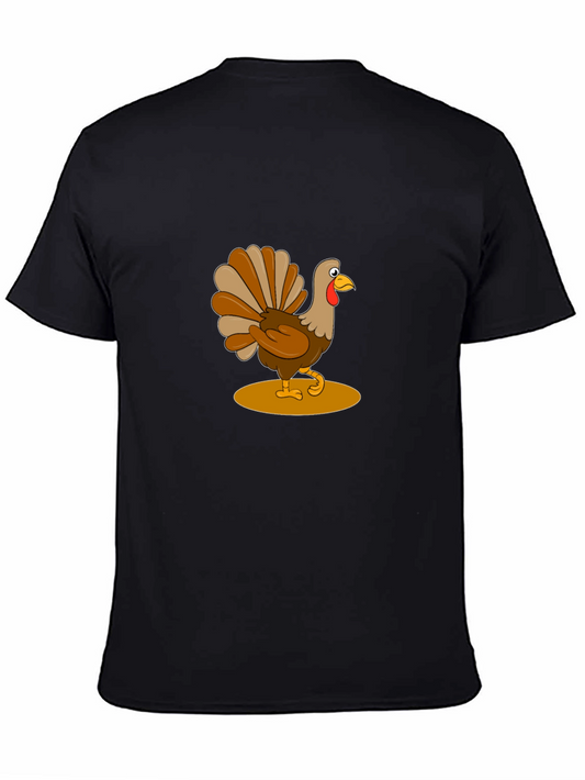 Thanksgiving Turkey Graphic T-Shirt