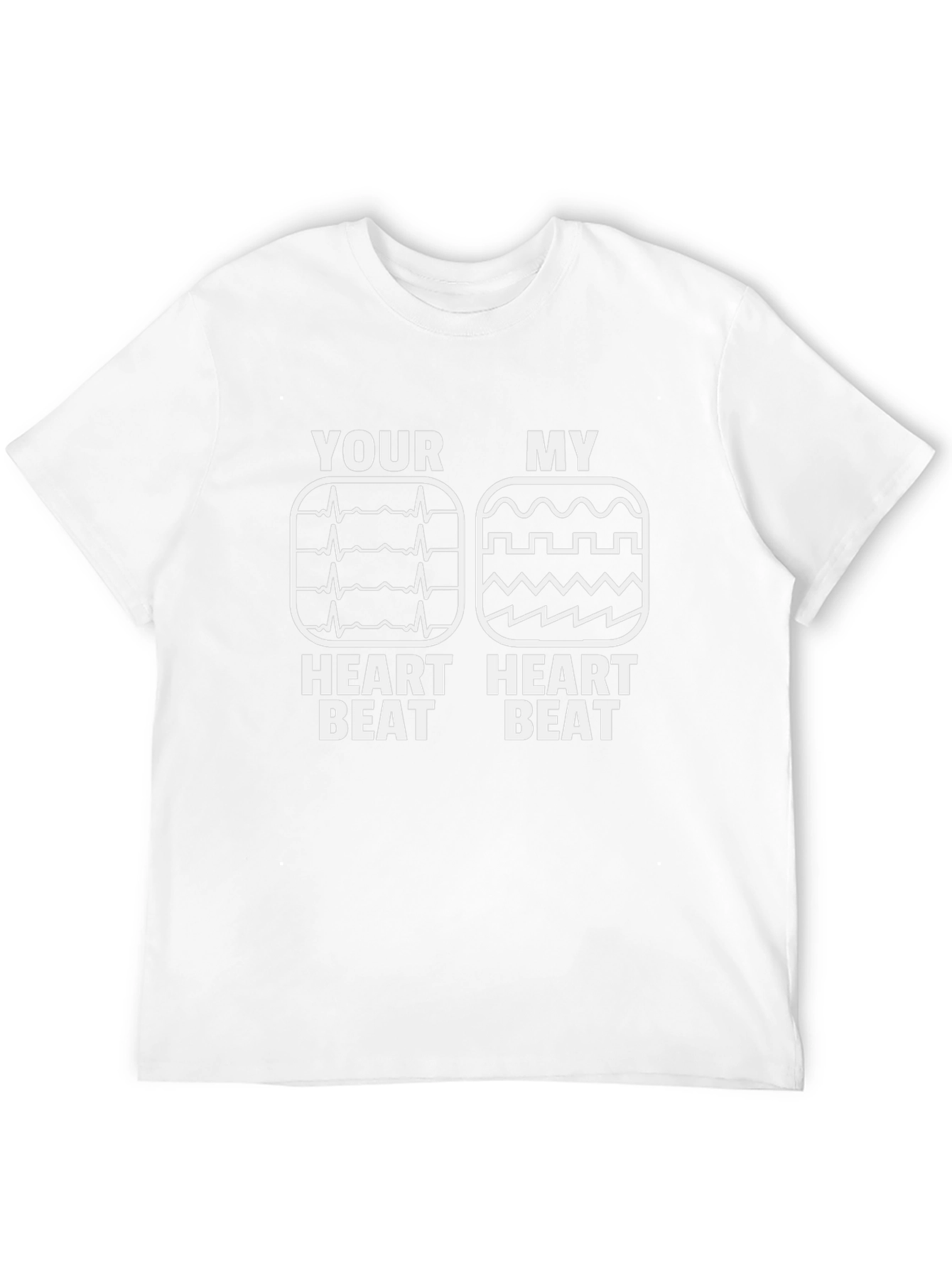 Your Heart Beat My Heart Beat Funny T-Shirt