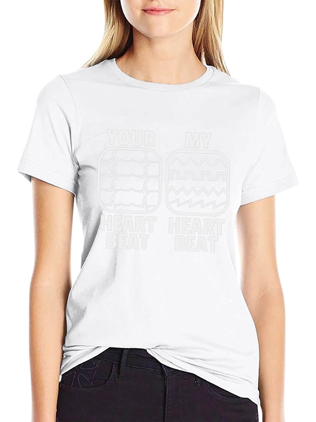 Your Heart Beat My Heart Beat Funny T-Shirt