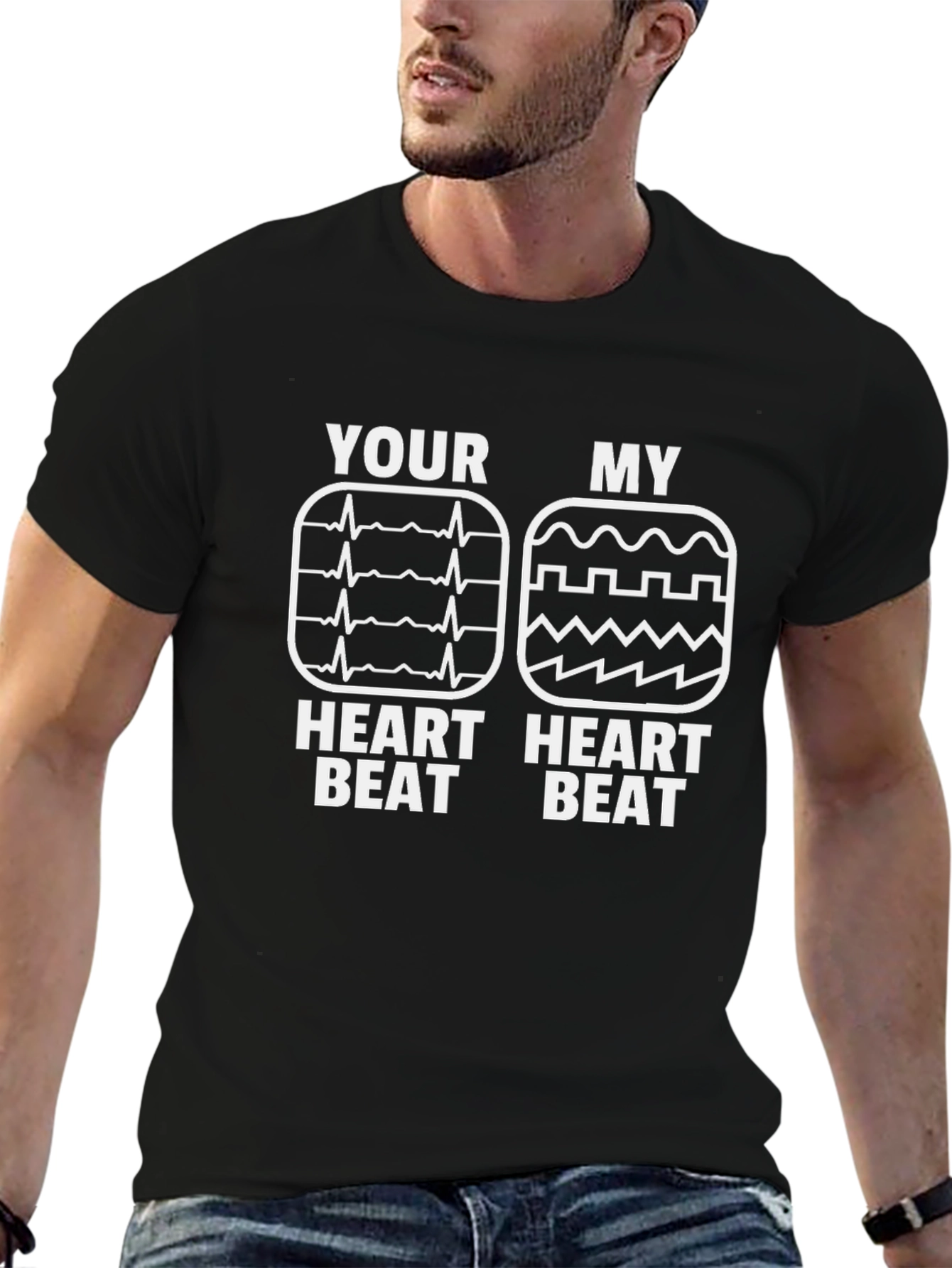 Your Heart Beat My Heart Beat Funny T-Shirt