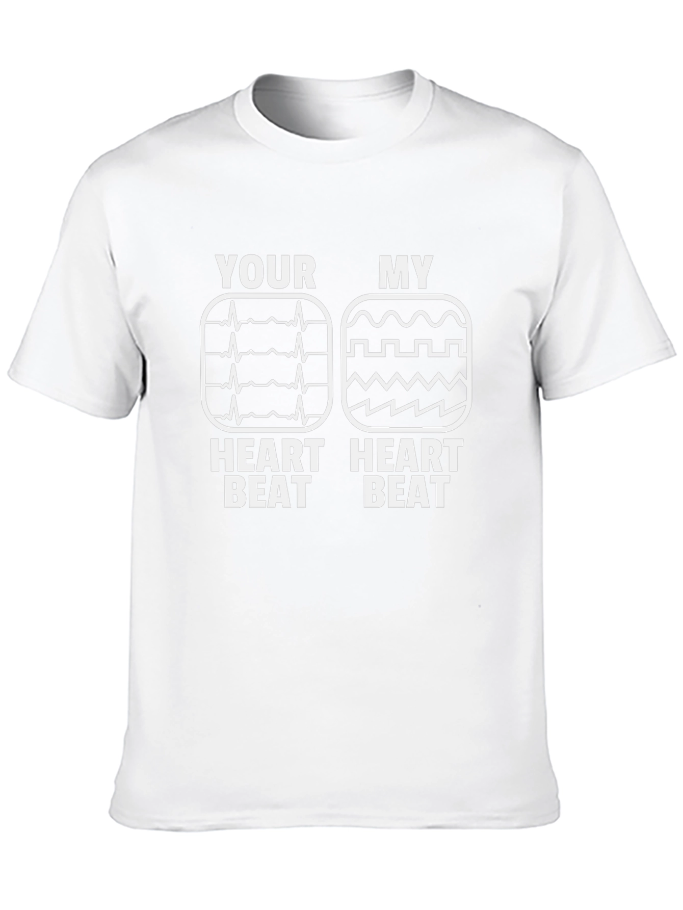 Your Heart Beat My Heart Beat Funny T-Shirt