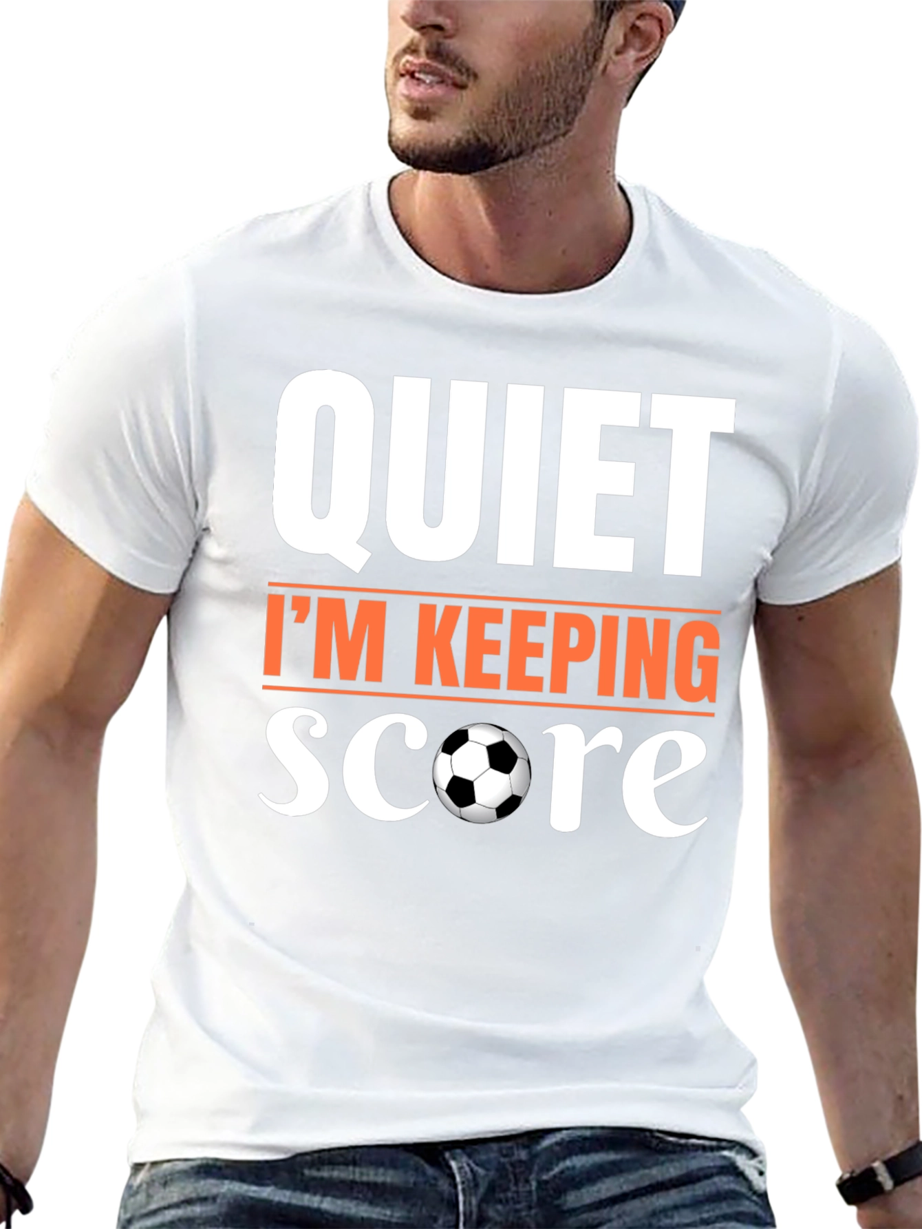 Quiet Im Keeping Score Soccer T-Shirt