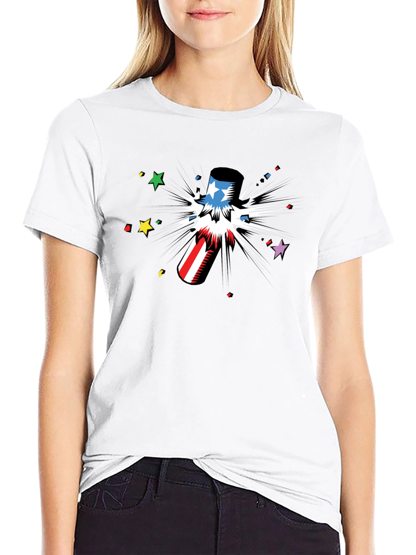 Patriotic Graphic Tee - Celebrate in Style!