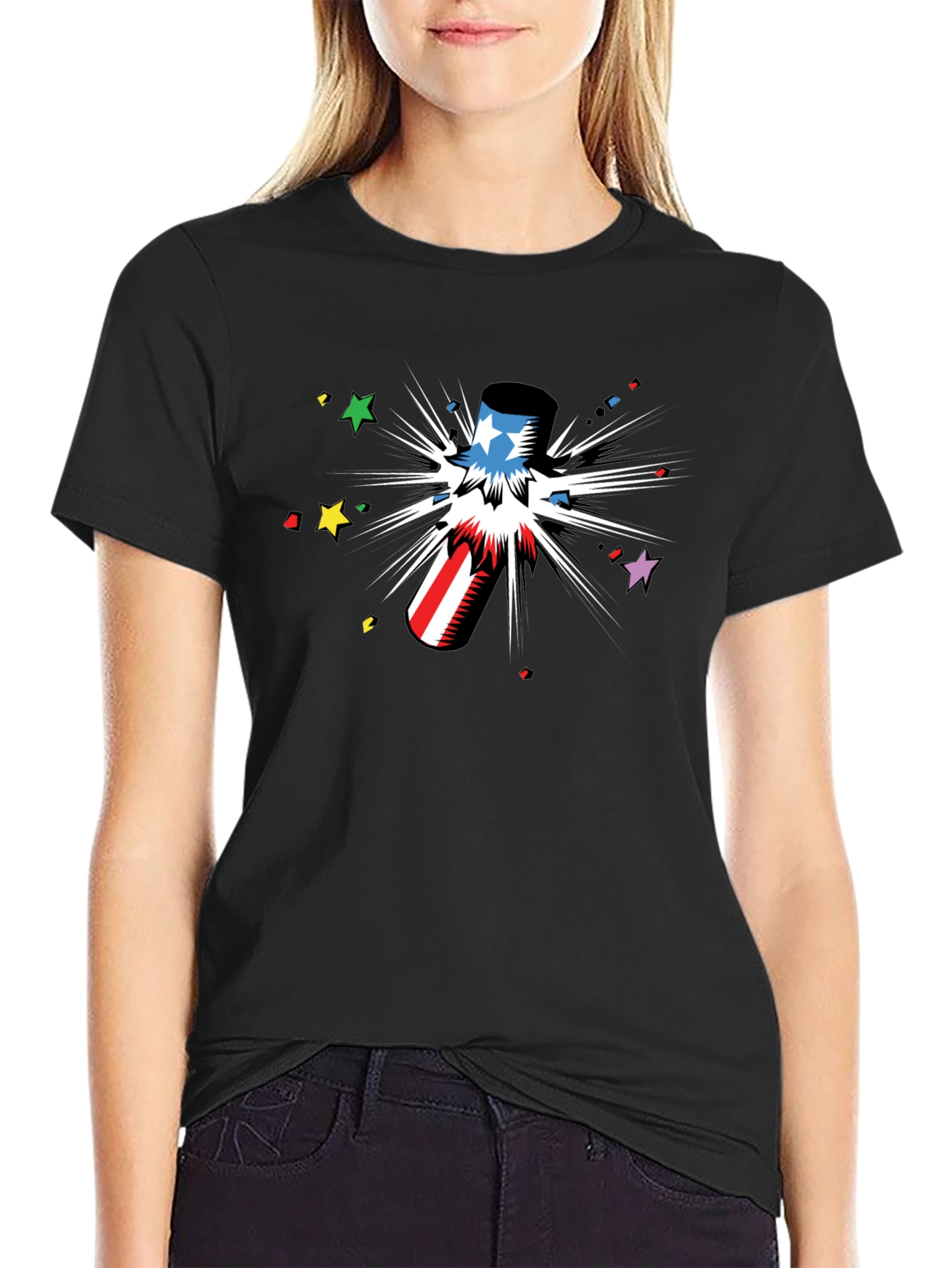 Patriotic Graphic Tee - Celebrate in Style!