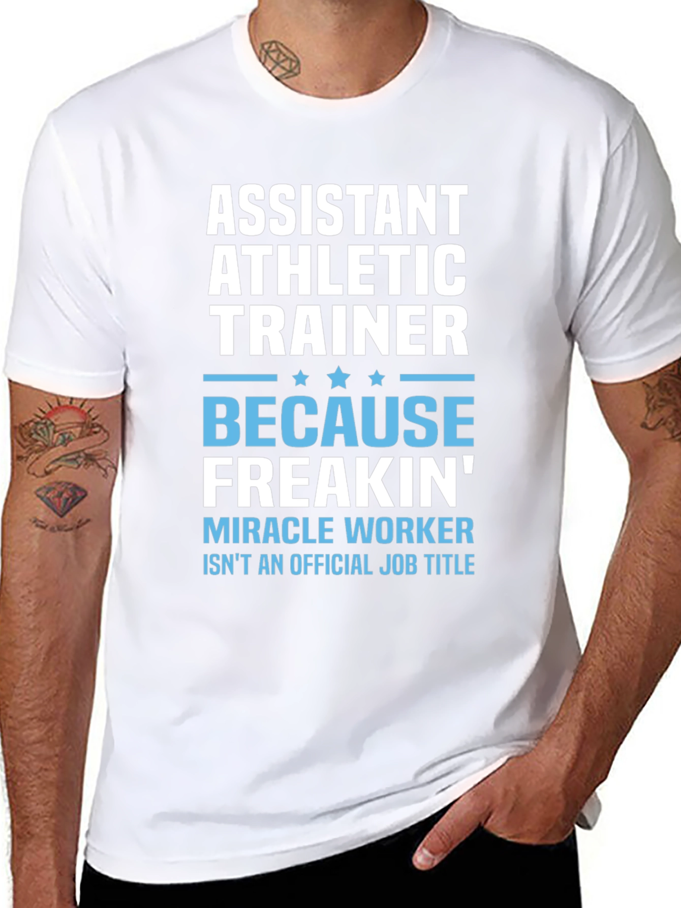 Assistant Athletic Trainer Funny Job Title T-Shirt