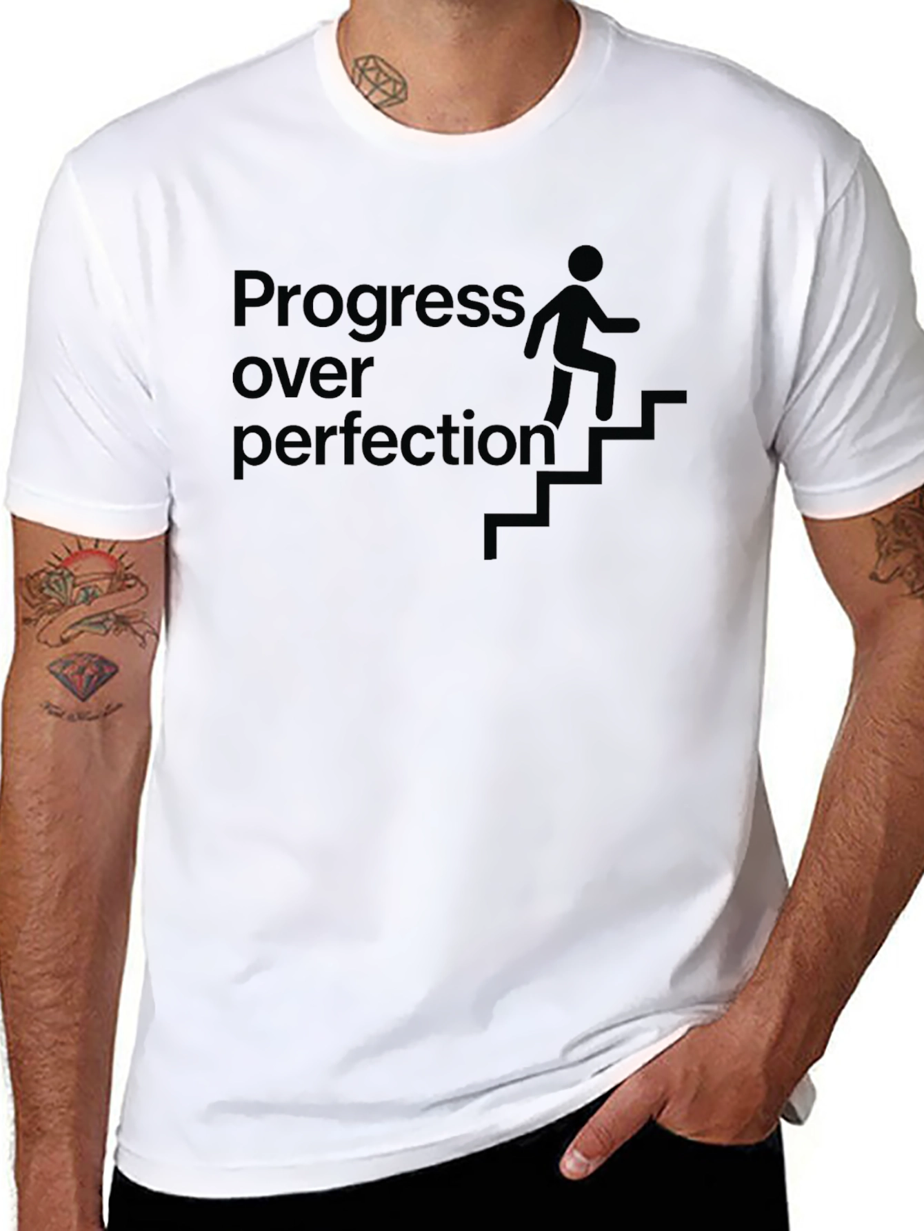 Progress Over Perfection Graphic Tee