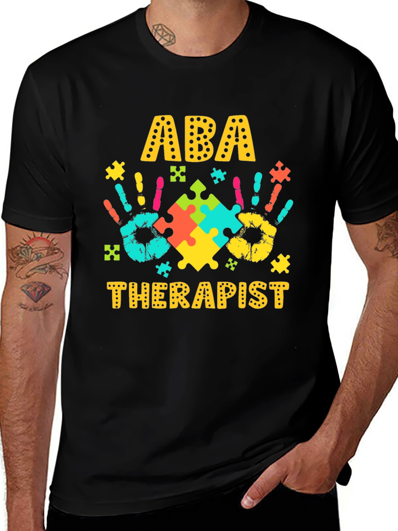 ABA Therapist Autism Awareness T-Shirt