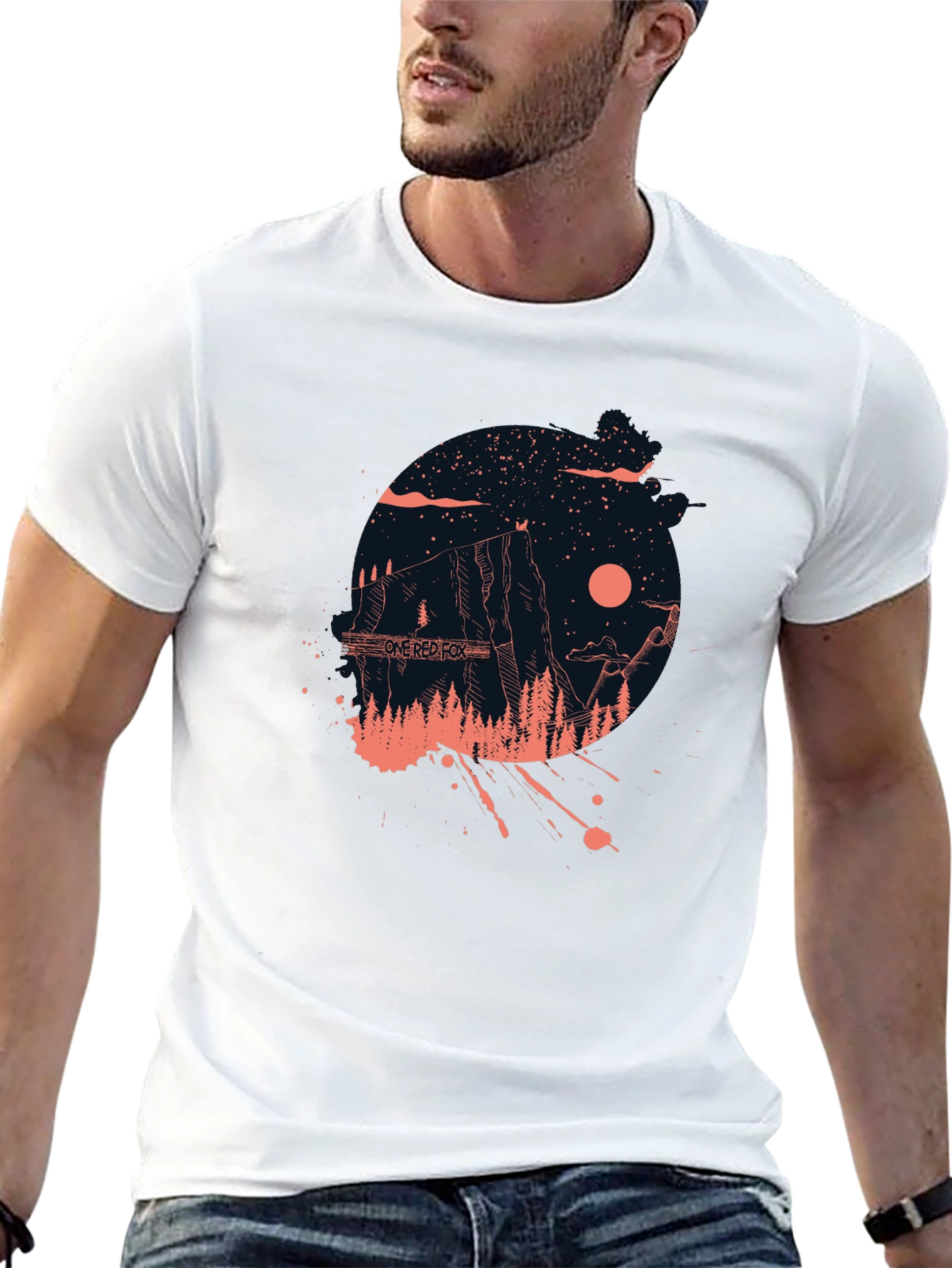 One Red Fox Graphic Tee - Adventure Awaits