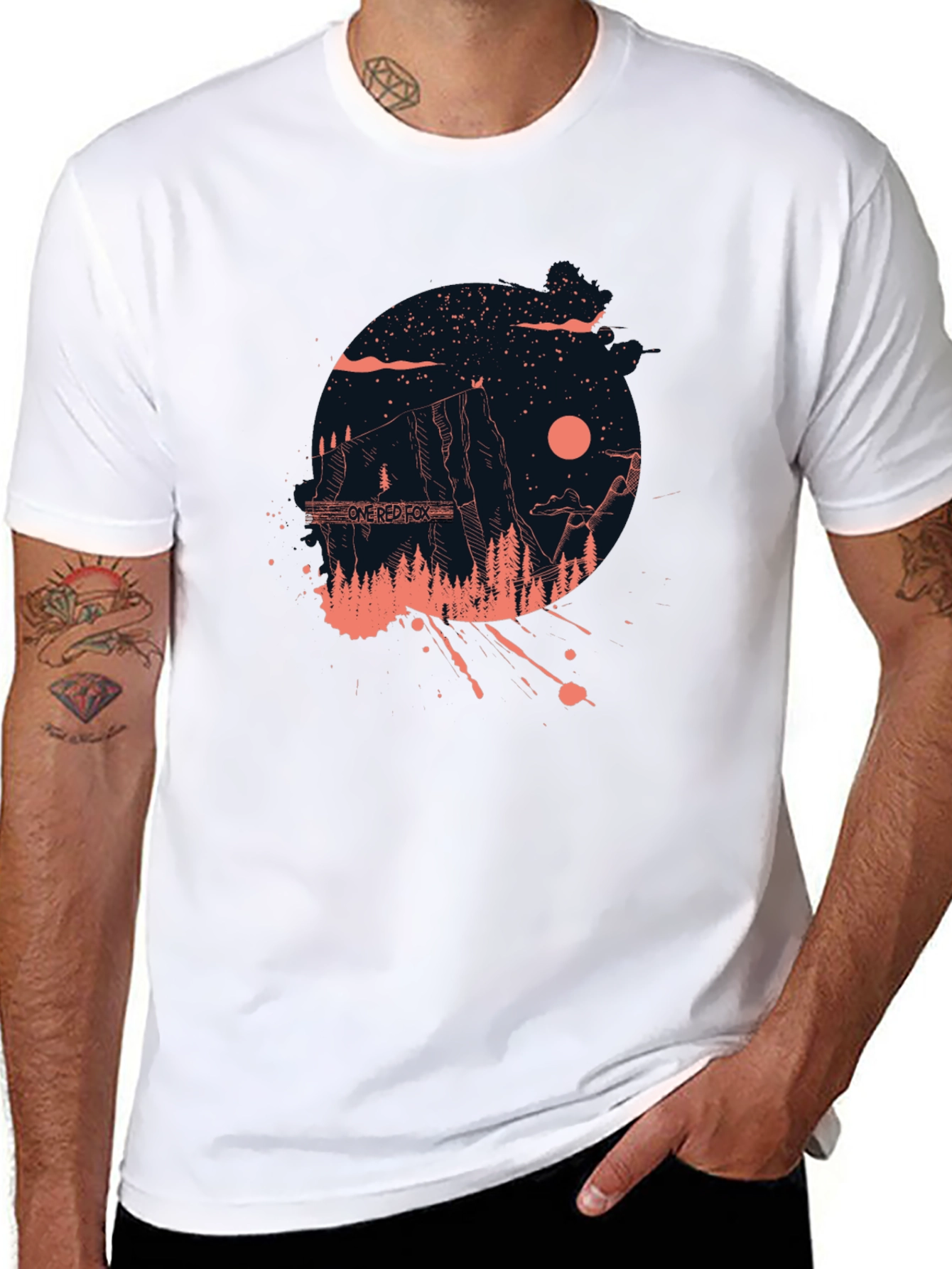 One Red Fox Graphic Tee - Adventure Awaits