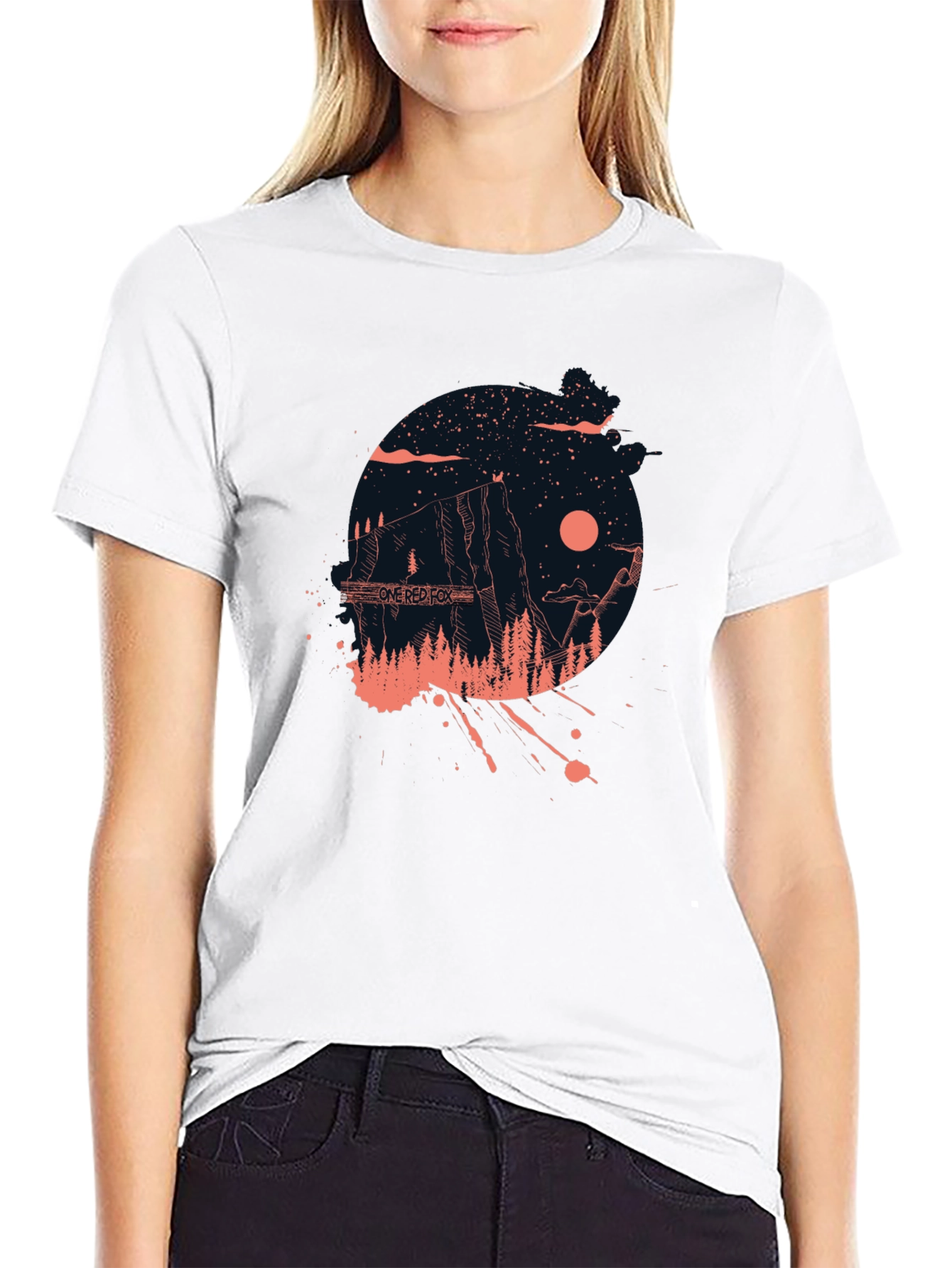 One Red Fox Graphic Tee - Adventure Awaits