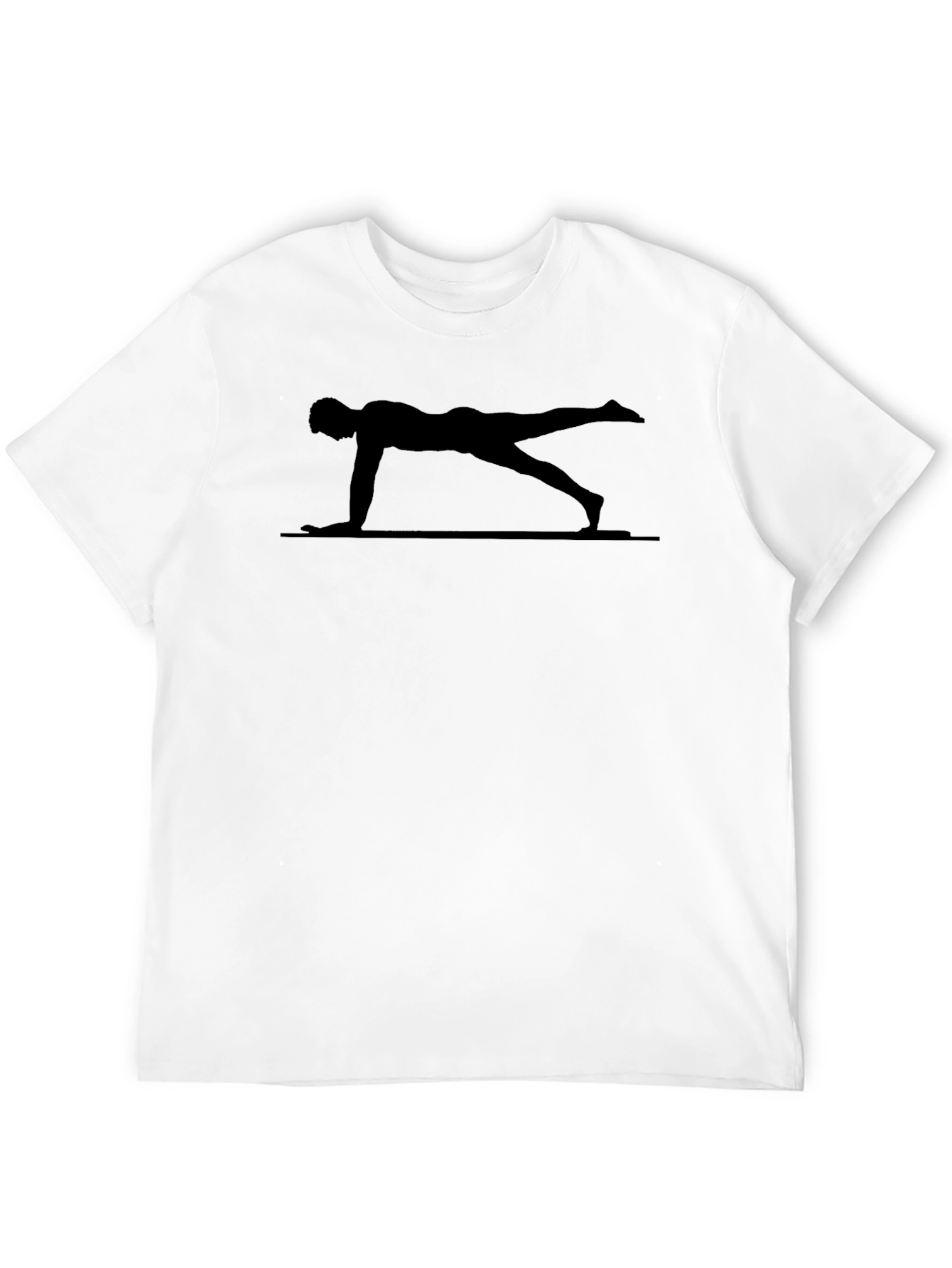 Yoga Plank Pose Graphic Tee