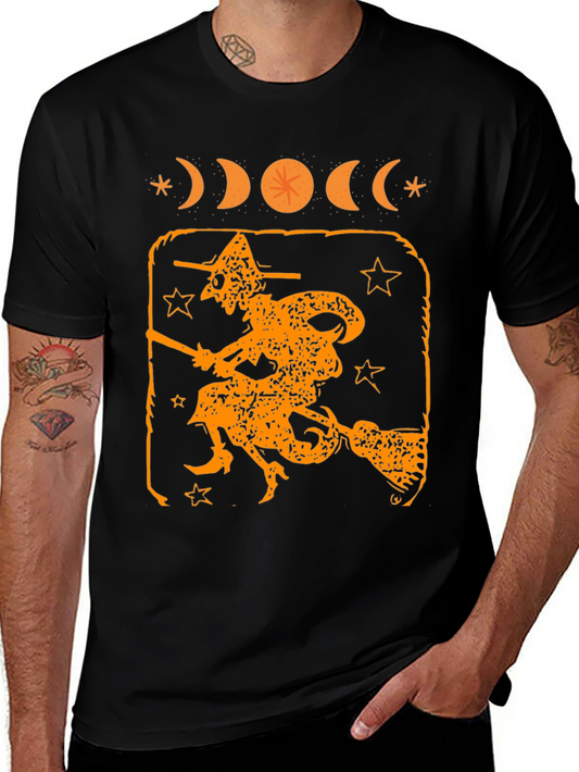 Witch Moon Phases Graphic T-Shirt