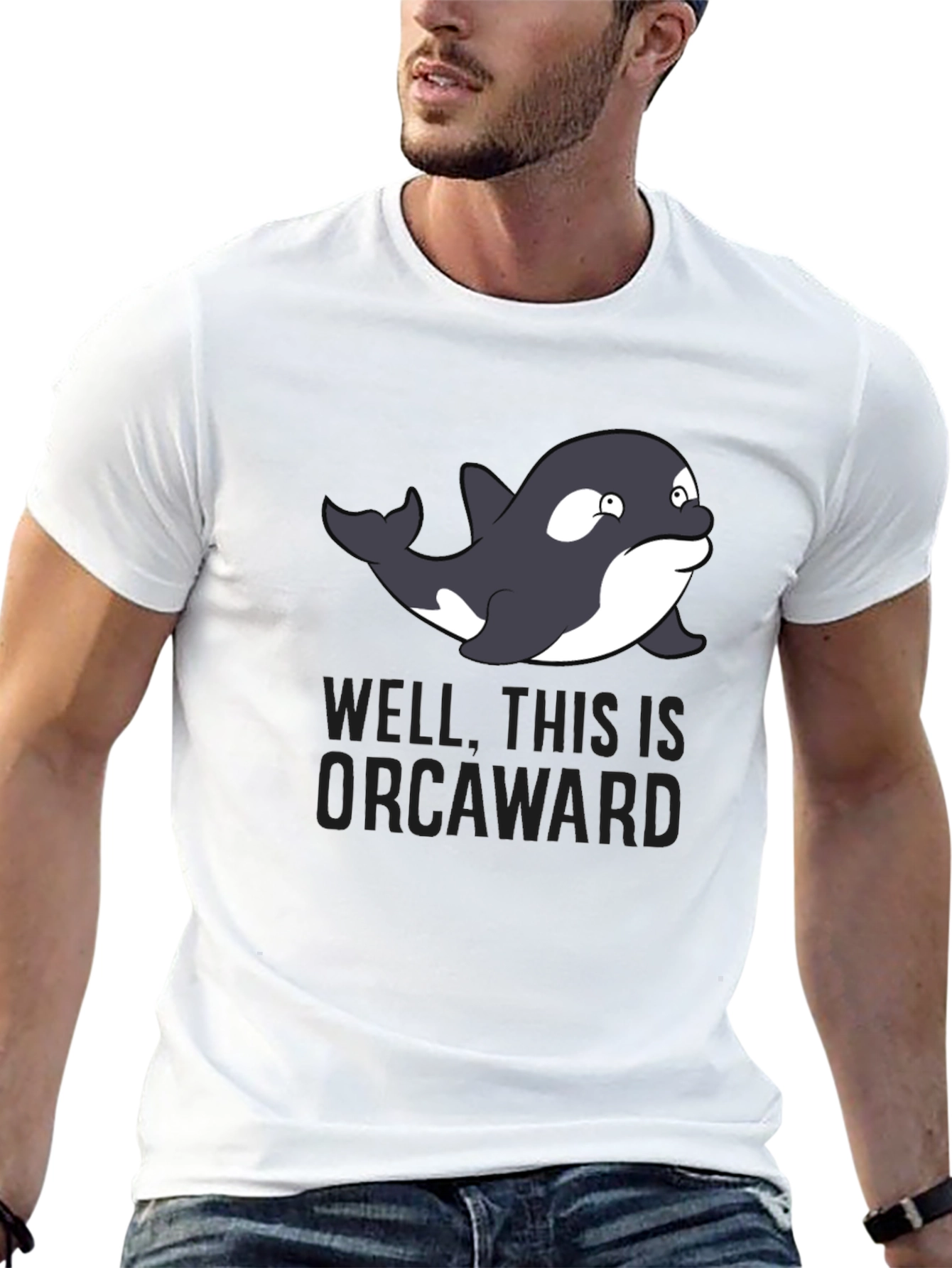 Orcaward Funny Graphic Mens T-Shirt
