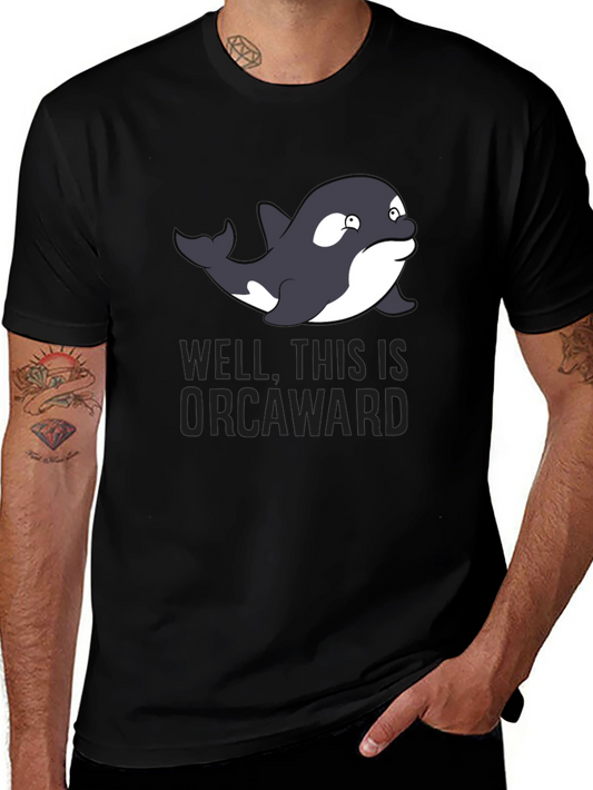 Orcaward Funny Graphic Mens T-Shirt