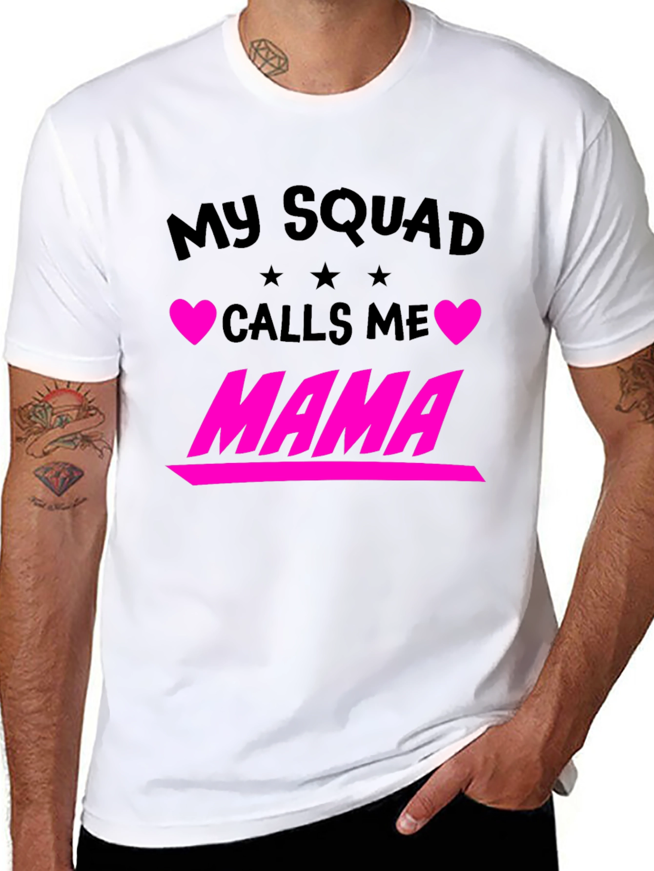 My Squad Calls Me Mama Graphic Tee