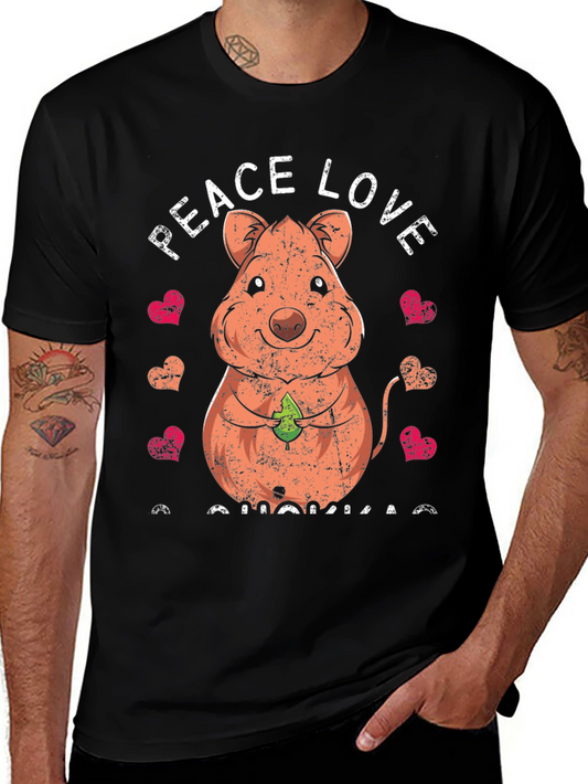 Peace Love Quokka T-Shirt